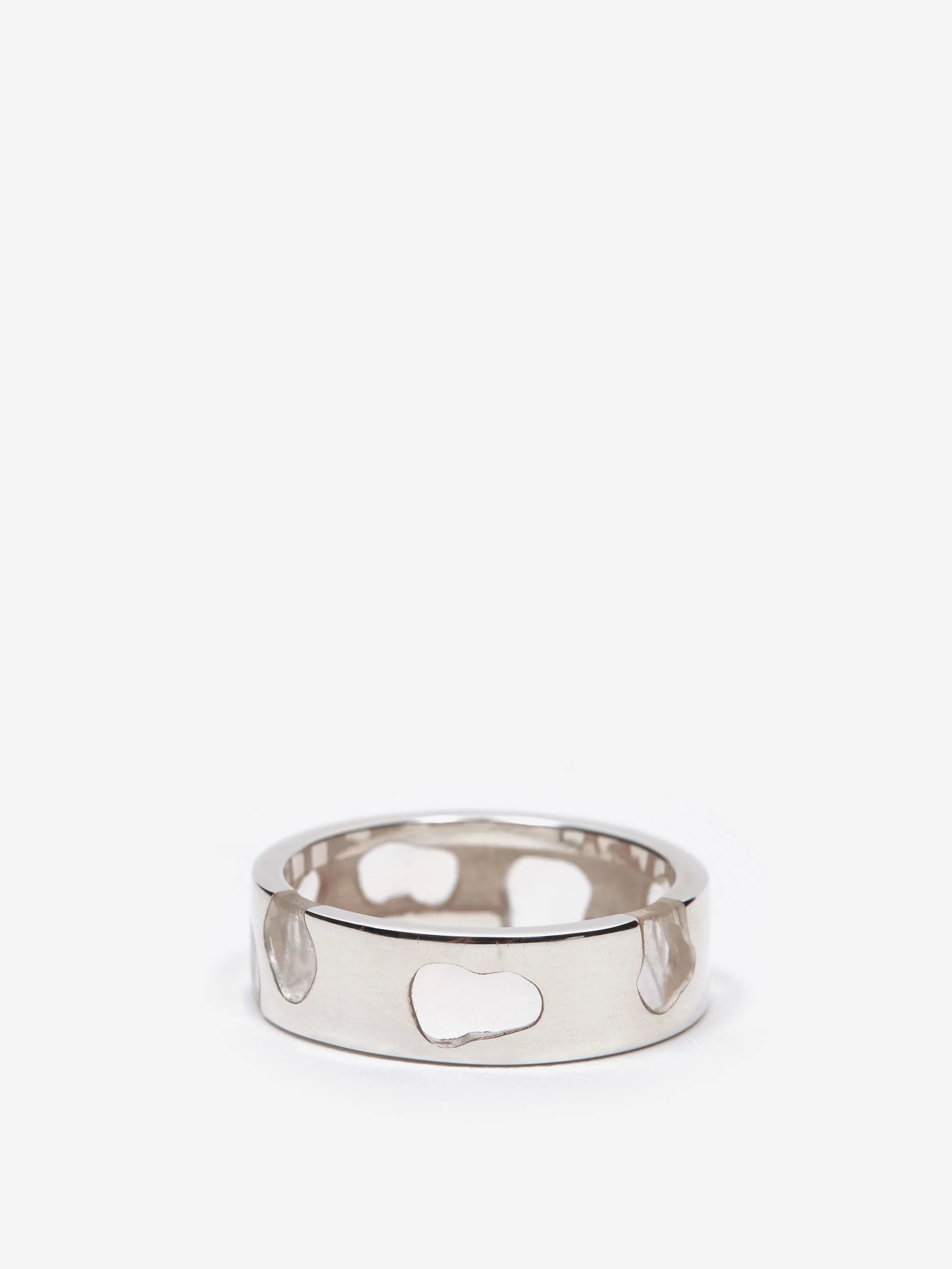 Ellie Mercer Band Ring - Clear