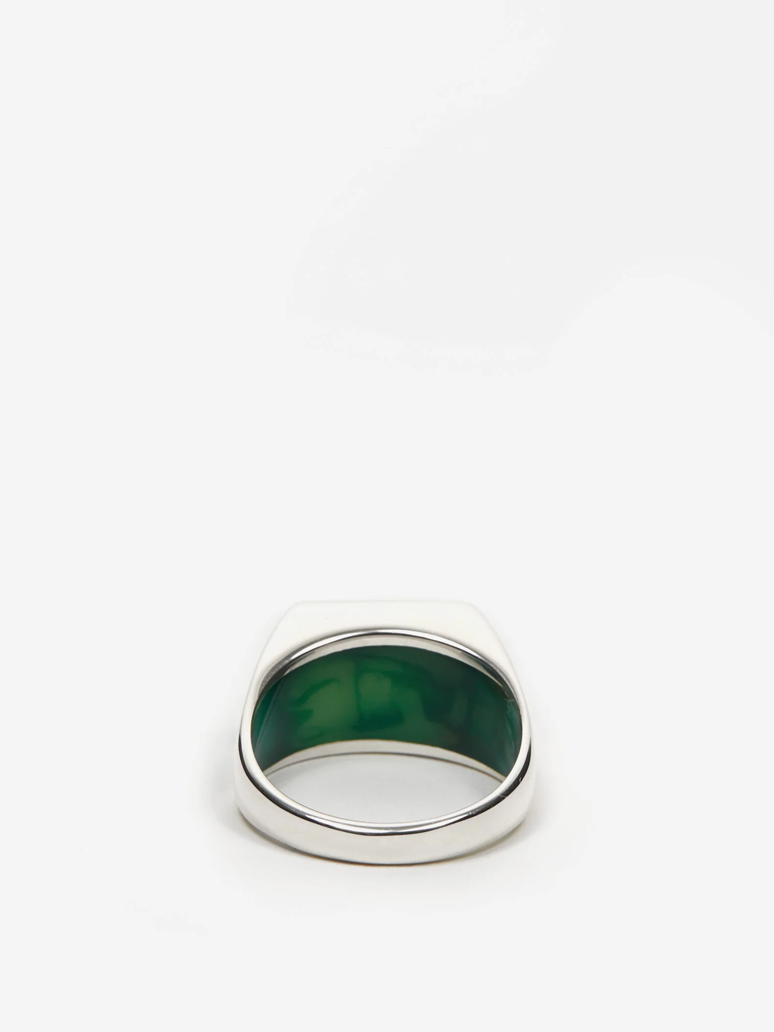 Ellie Mercer Three Circles Ring - Green - Image 6