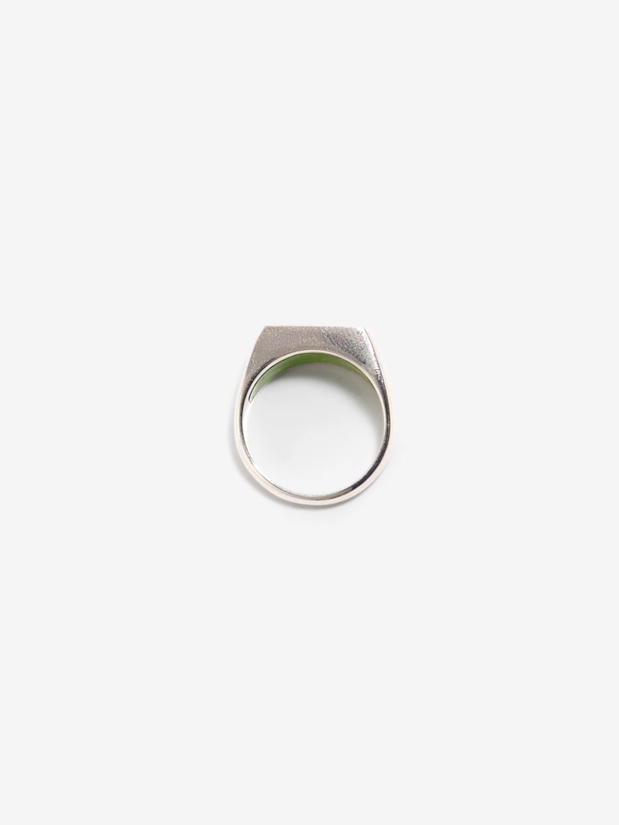 Ellie Mercer Two Piece Signet Ring - Green - Image 4