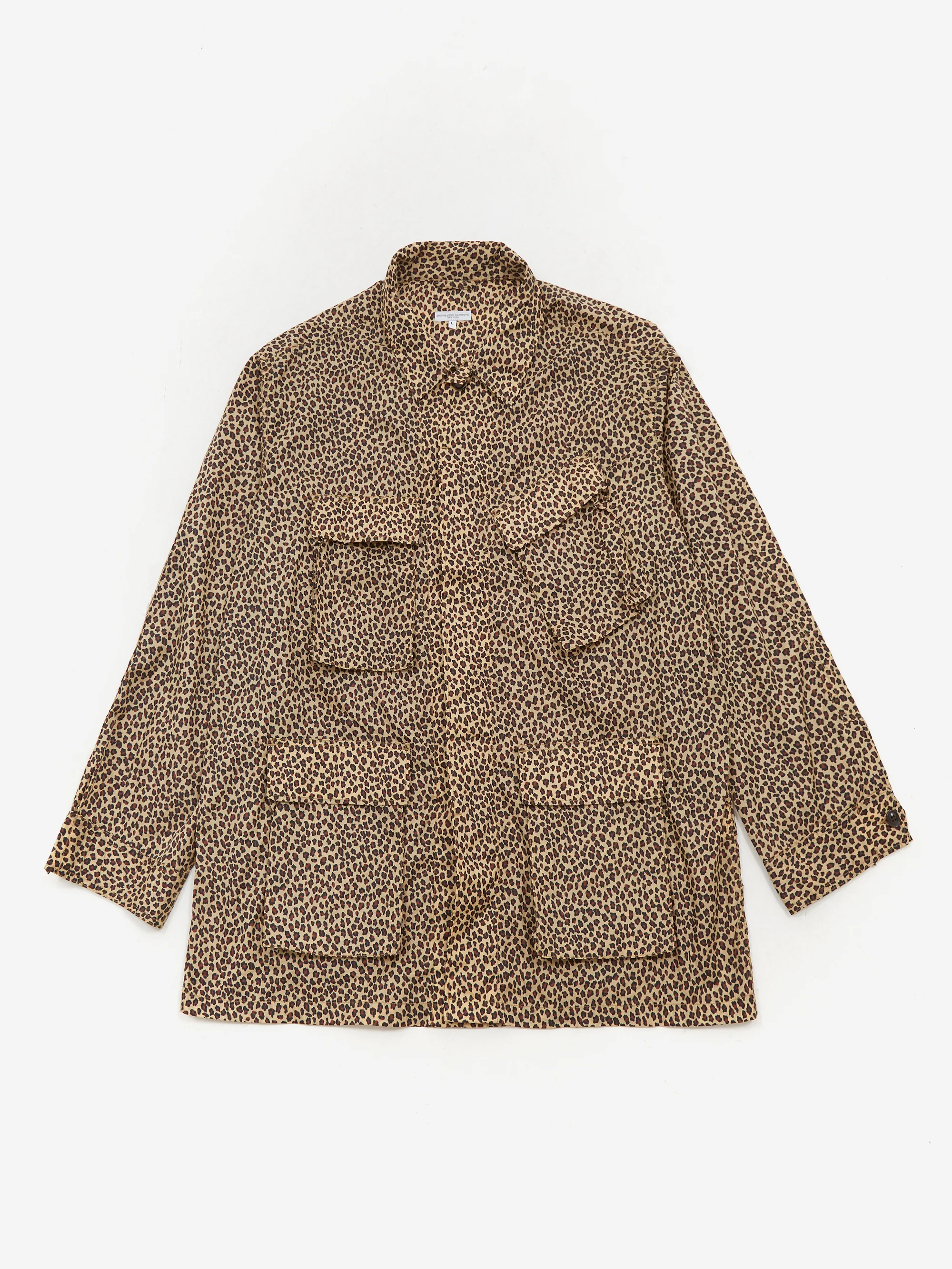 Engineered Garments BDU Jacket - Khaki Leopard Print