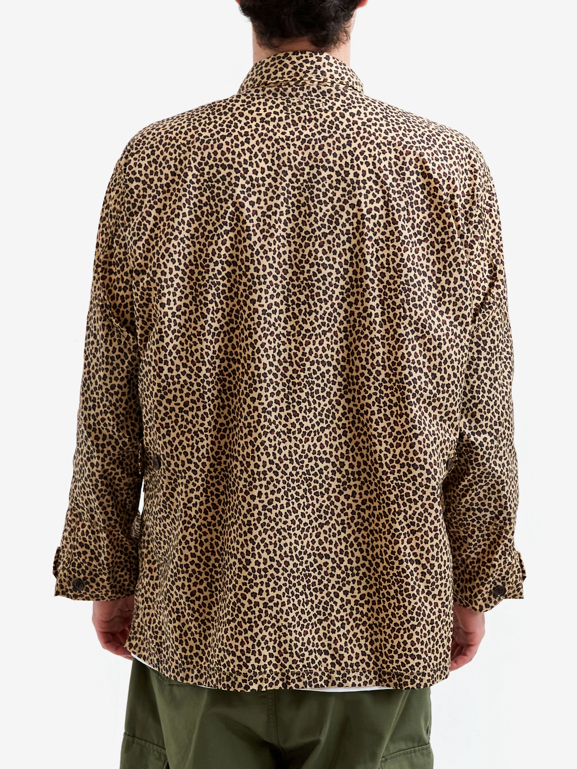 Engineered Garments BDU Jacket - Khaki Leopard Print - Image 7