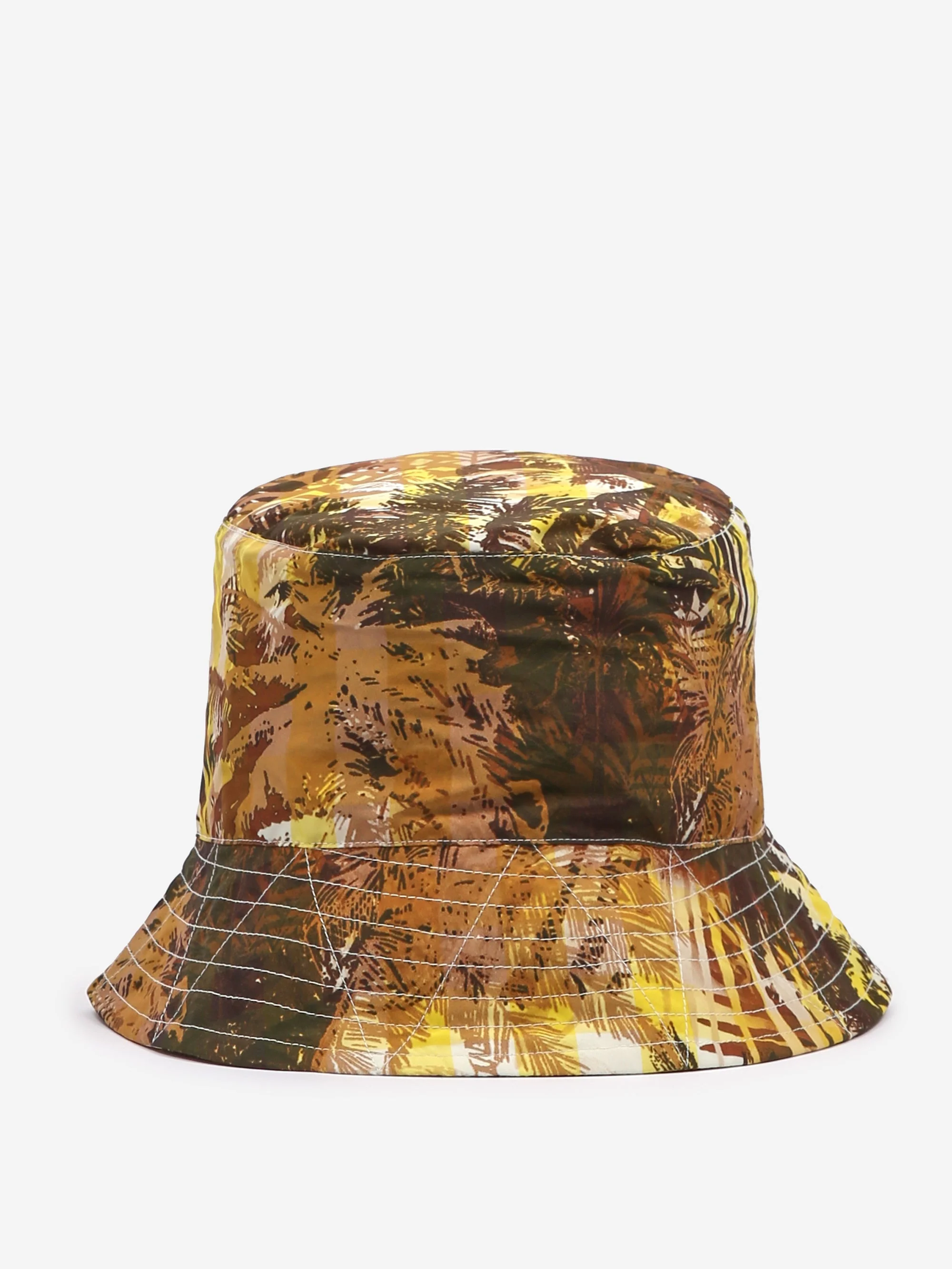 Engineered Garments Bucket Hat - Yellow Tropical Floral Print - Image 2