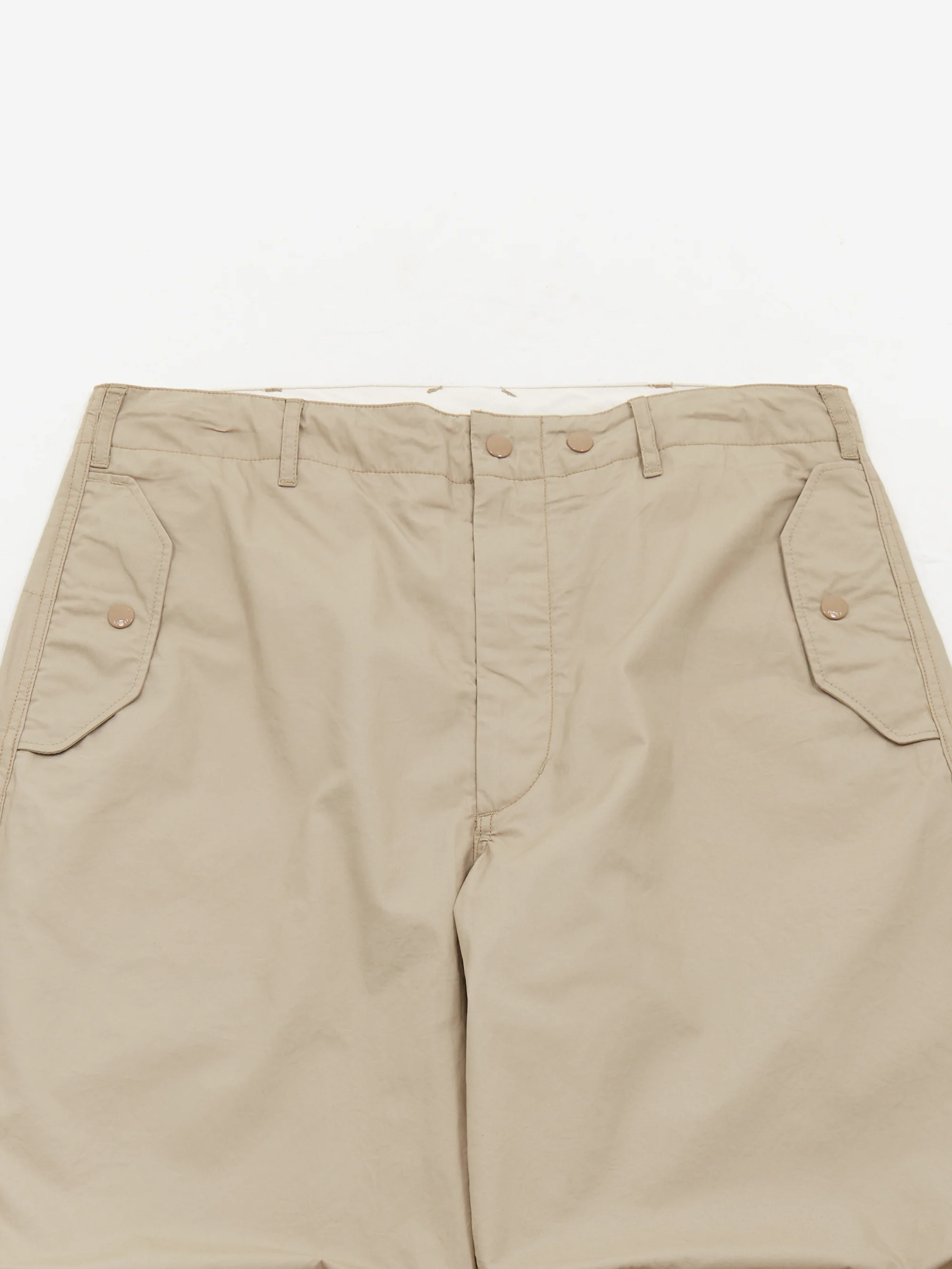 Engineered Garments Over Pant - Khaki Cotton Duracloth - Image 3