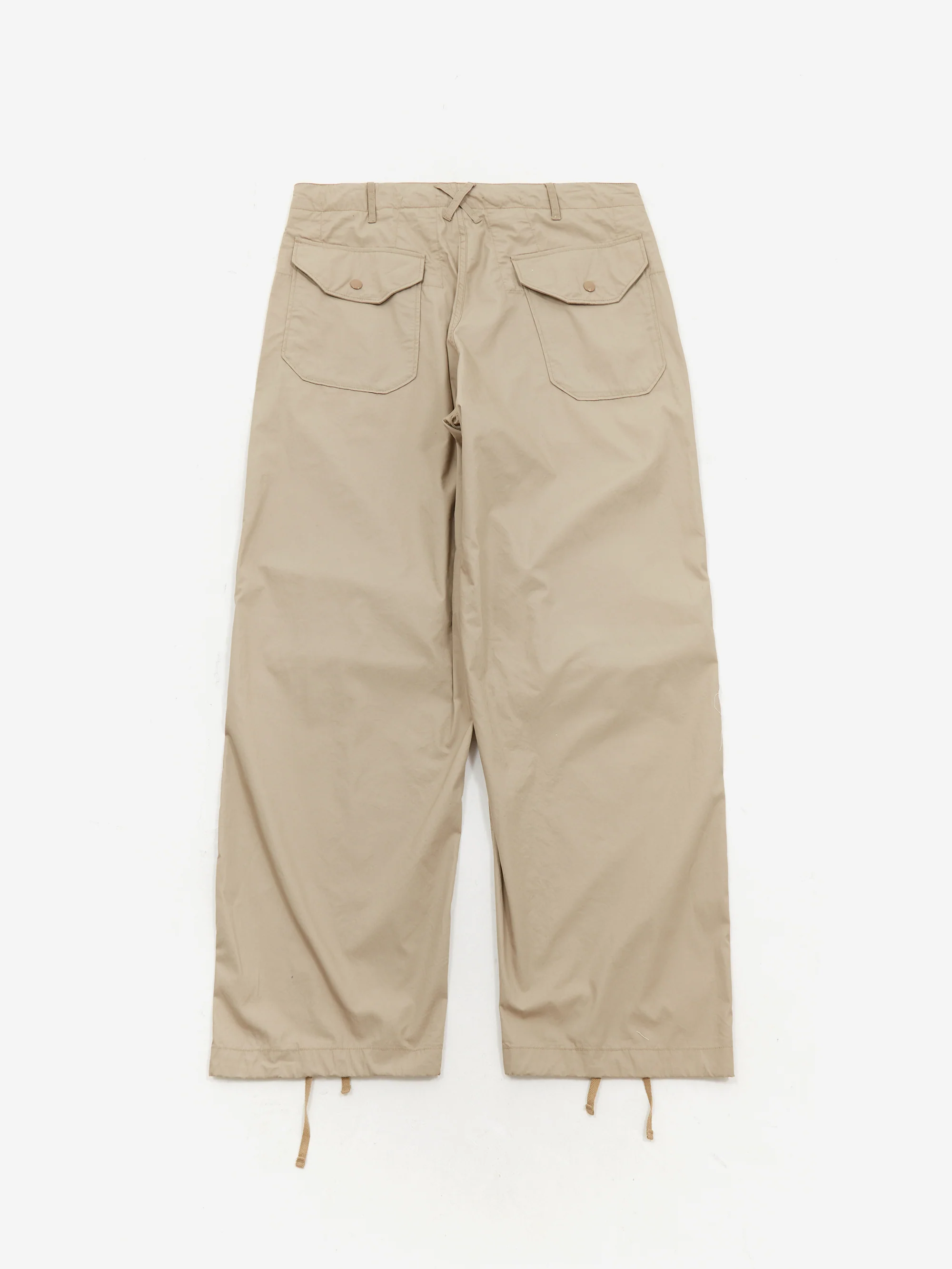 Engineered Garments Over Pant - Khaki Cotton Duracloth - Image 4