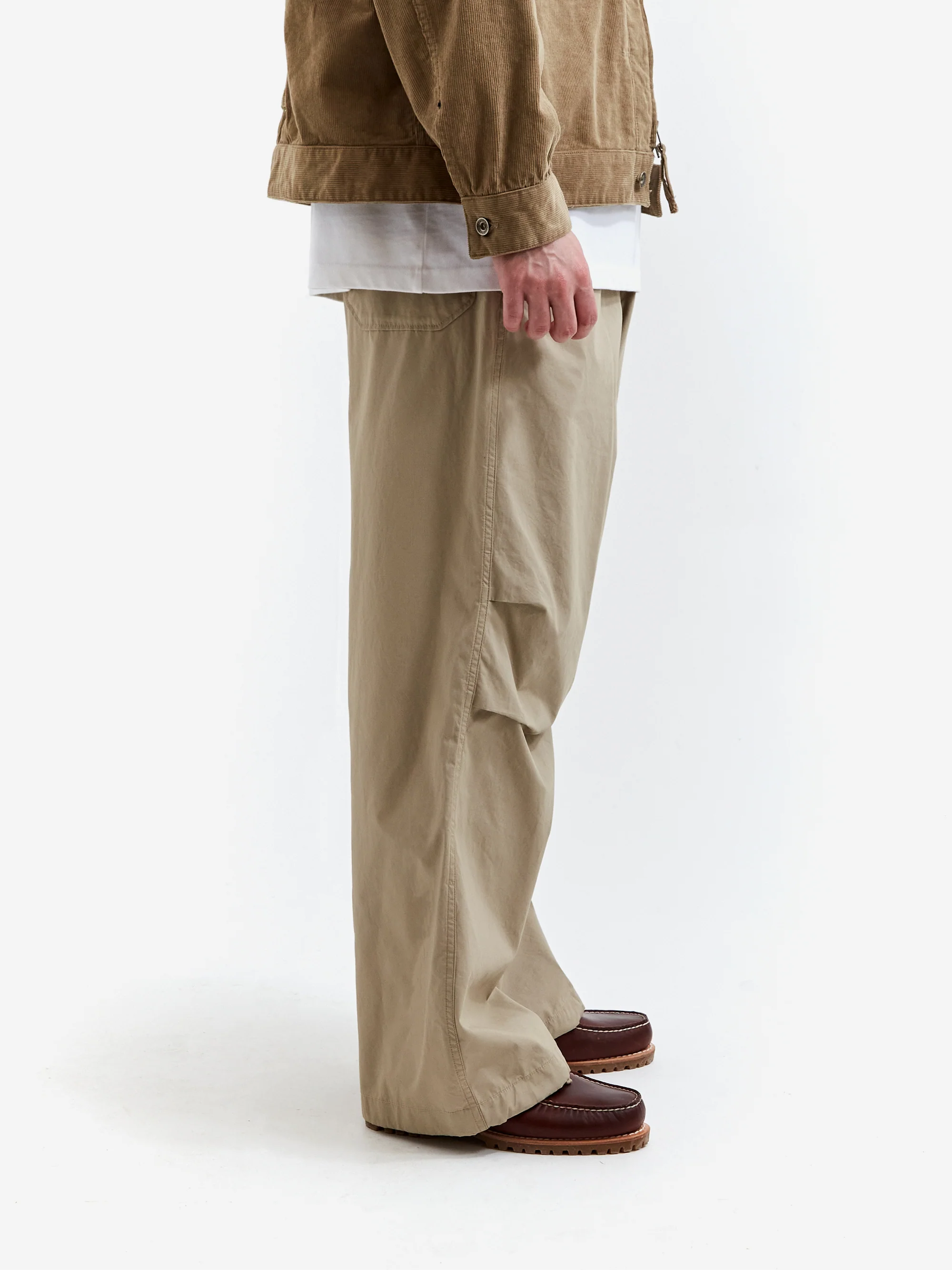 Engineered Garments Over Pant - Khaki Cotton Duracloth - Image 5