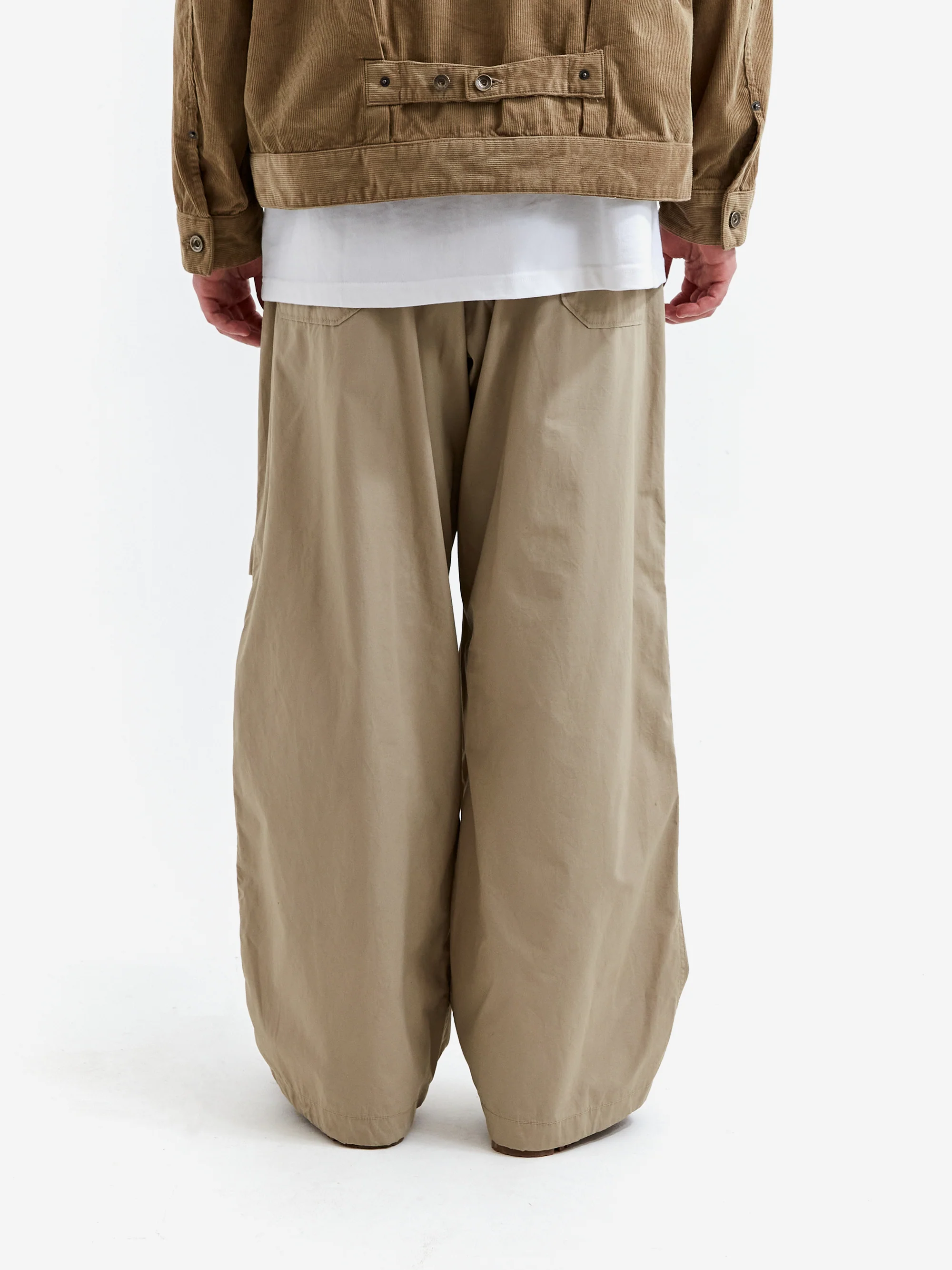 Engineered Garments Over Pant - Khaki Cotton Duracloth - Image 6