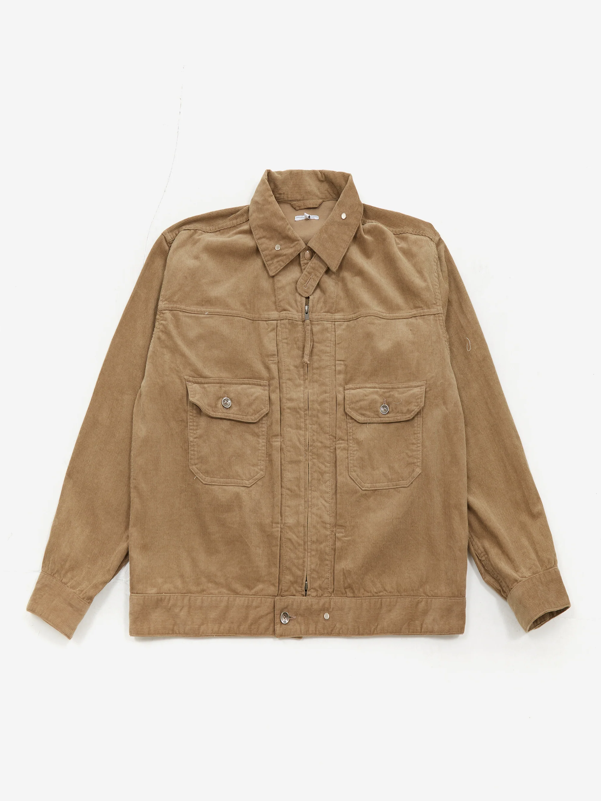 Engineered Garments Trucker Jacket - Khaki Corduroy
