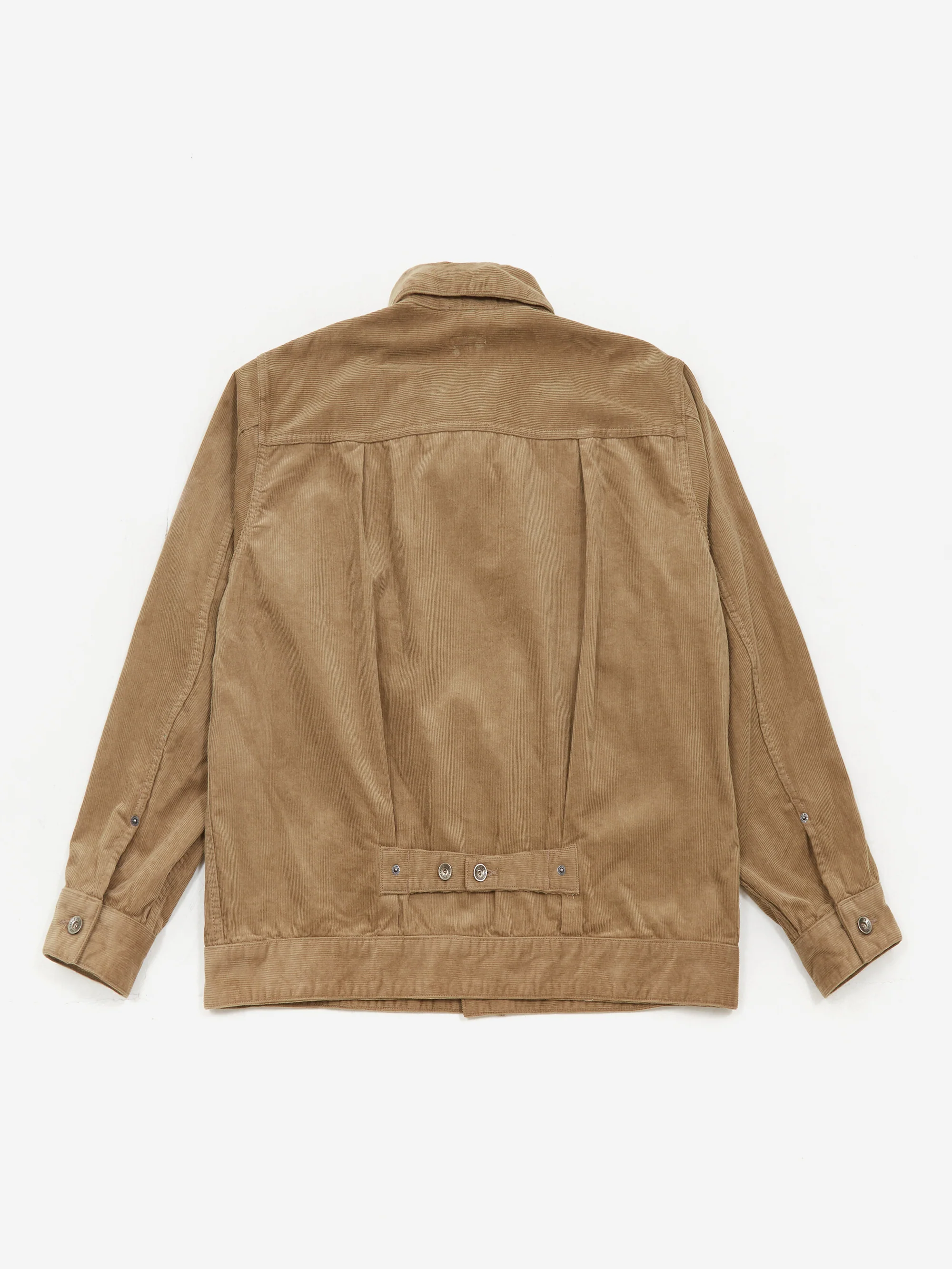 Engineered Garments Trucker Jacket - Khaki Corduroy - Image 4