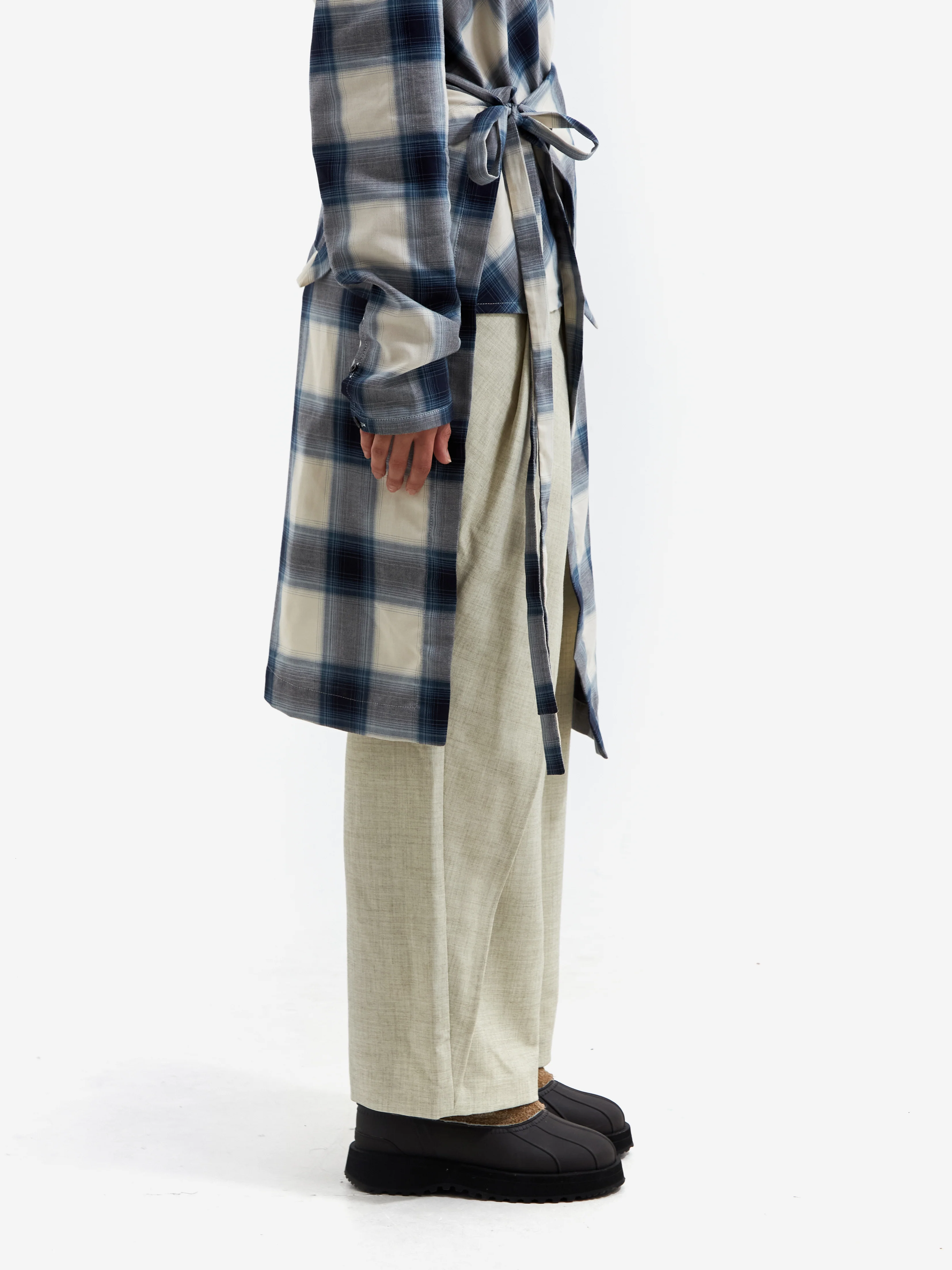 epingler Cowl Wrap Long Skirts - Blue - Image 3