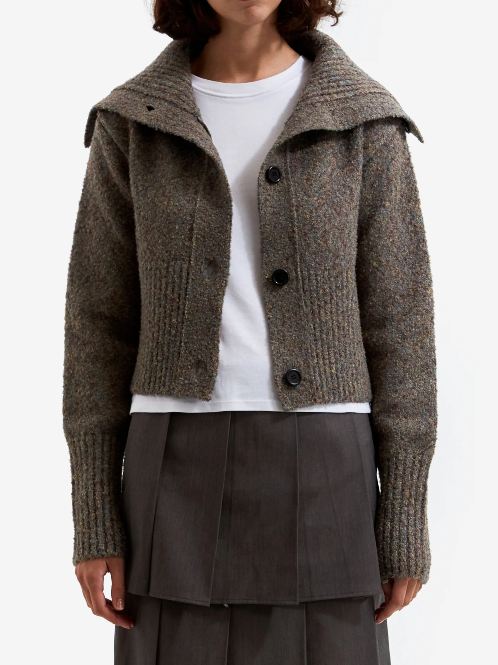 epingler Ring-GU Cardigan - Grey - Image 4