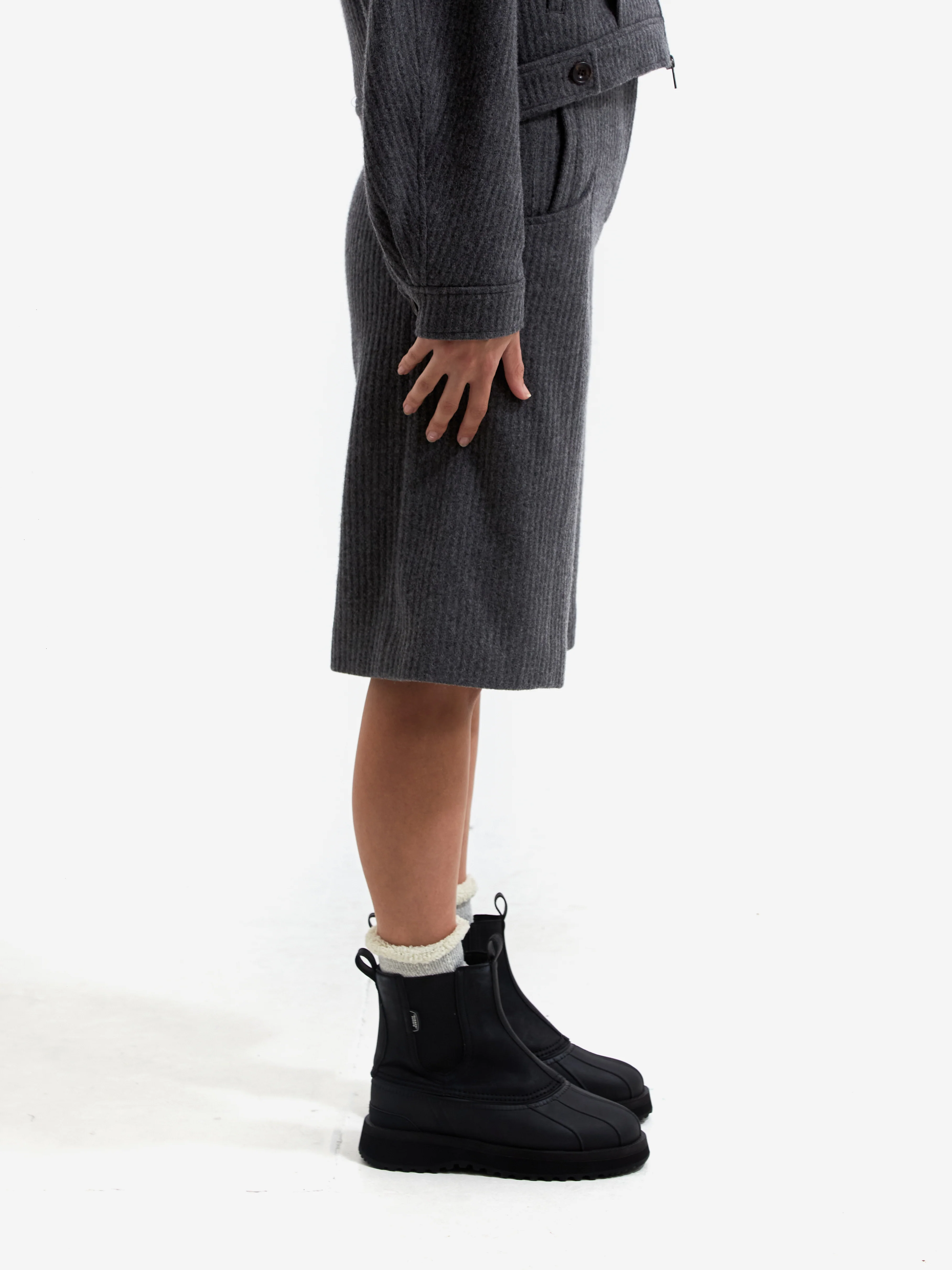epingler Wool Half Pants - Grey - Image 2