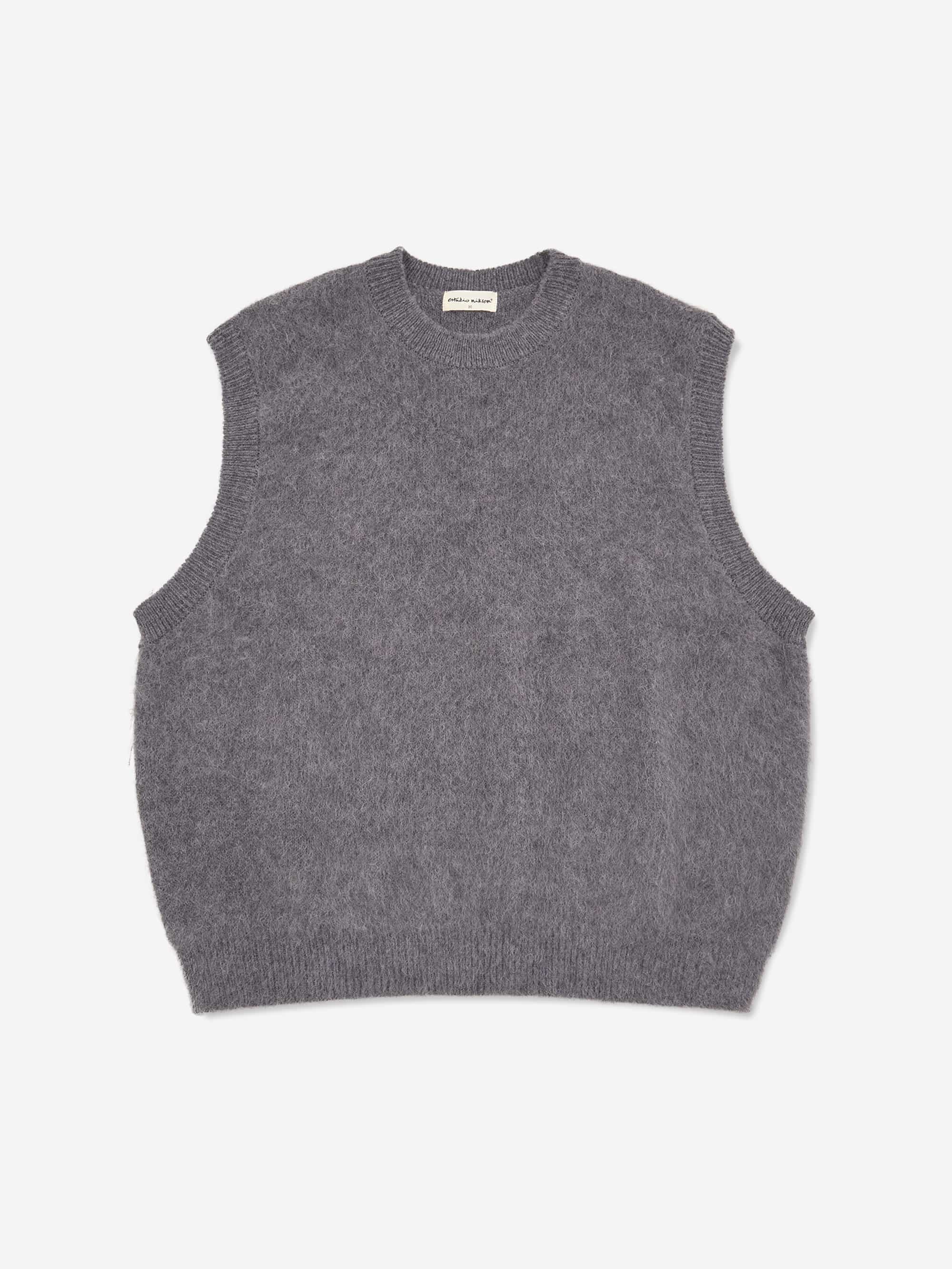 Estudio Niksen Alpaca Knit Vest - Grey