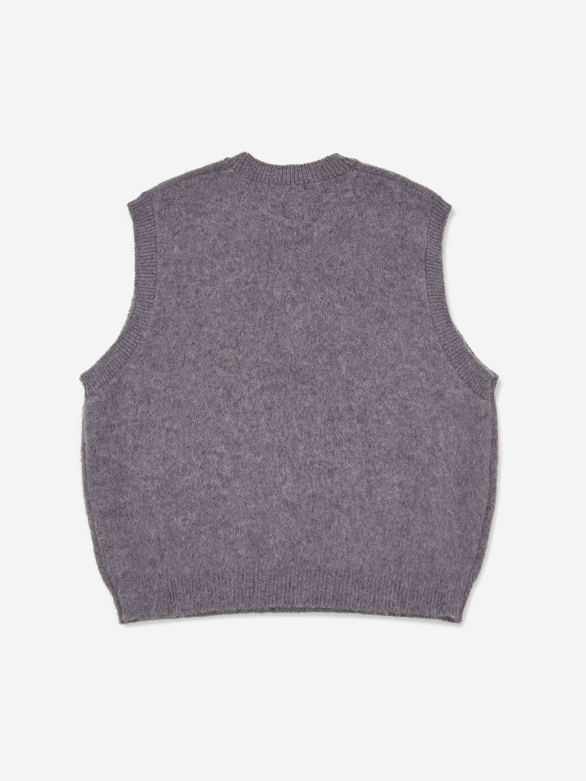 Estudio Niksen Alpaca Knit Vest - Grey - Image 4