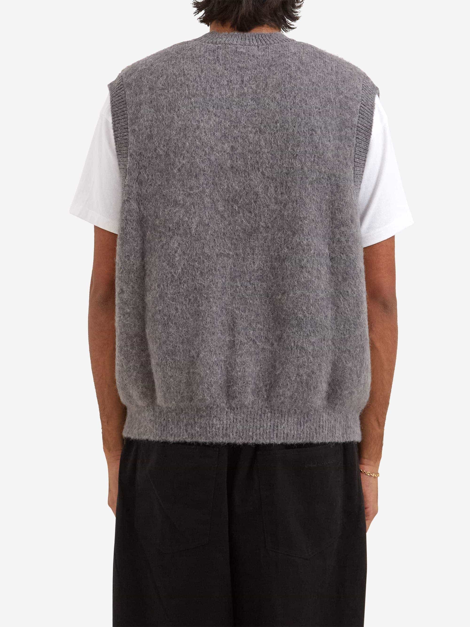 Estudio Niksen Alpaca Knit Vest - Grey - Image 6
