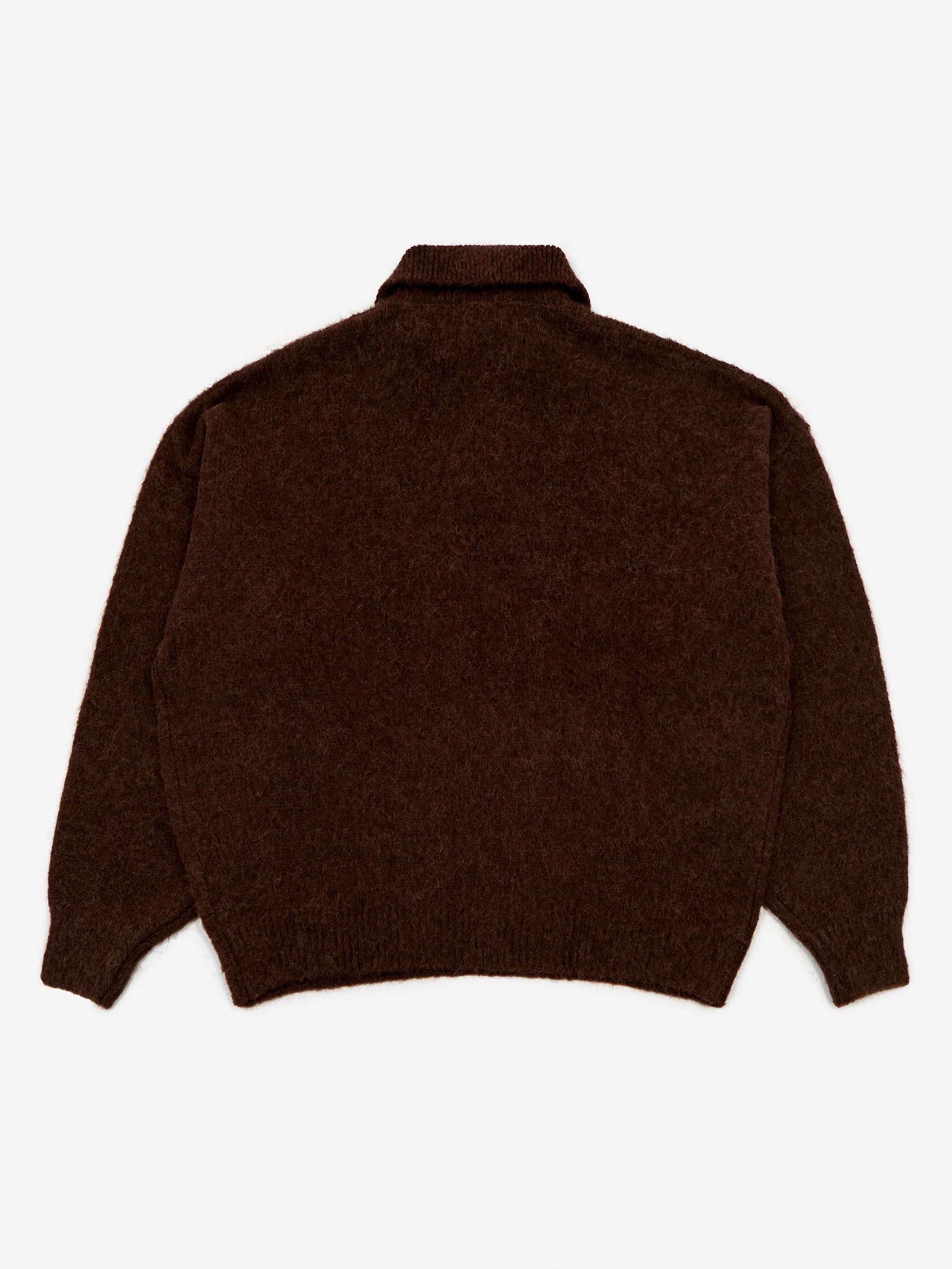Estudio Niksen Alpaca Polo Sweaters - Brown - Image 4