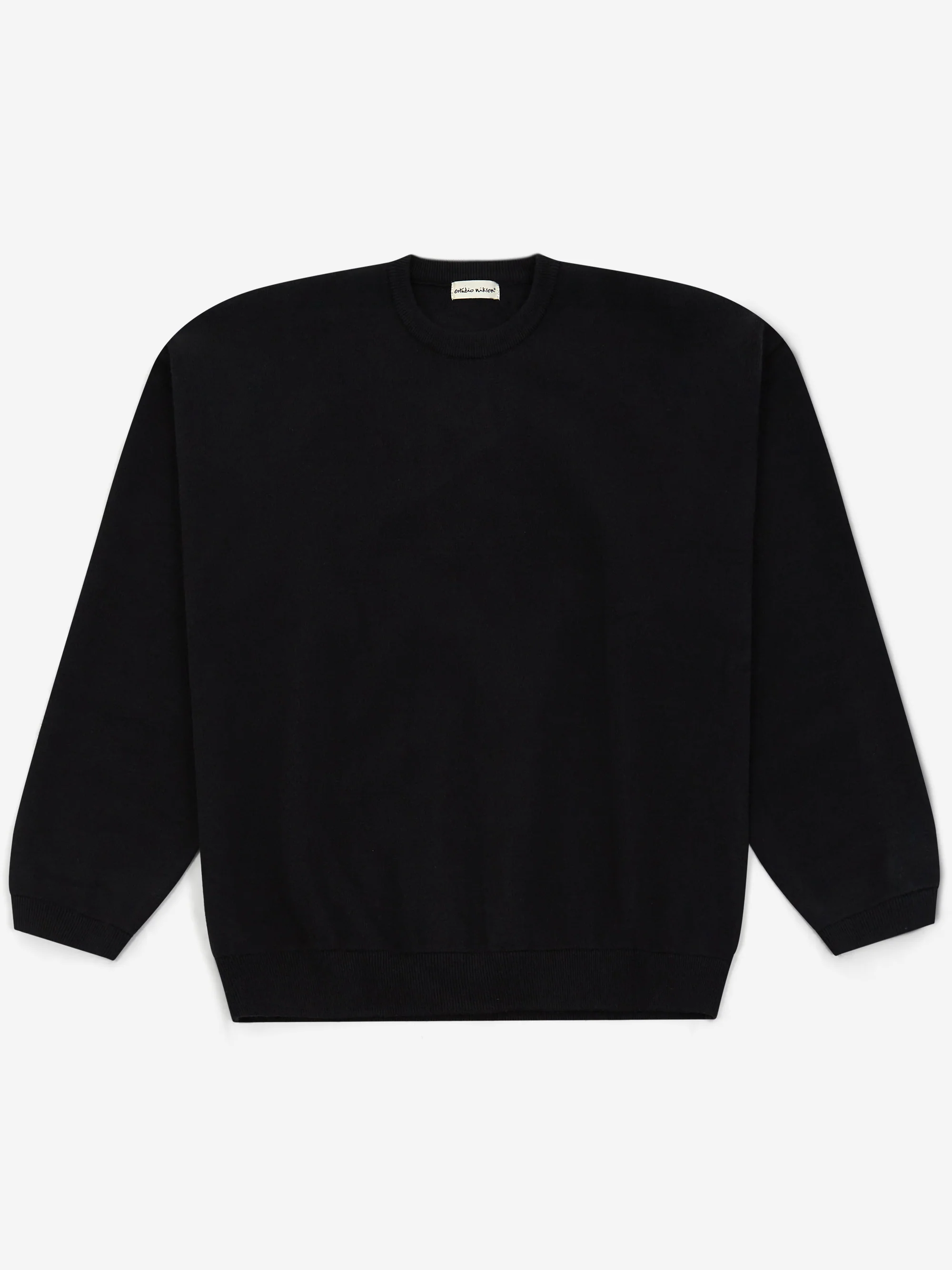 Estudio Niksen Balloon Heavy Sweater W - Black - Image 4