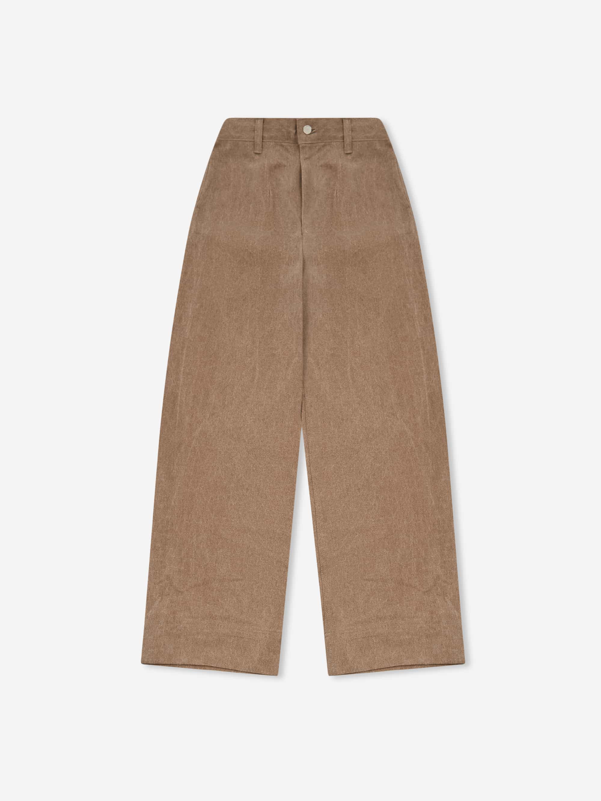 Estudio Niksen Big Hem Denim Jeans - Brown - Image 4