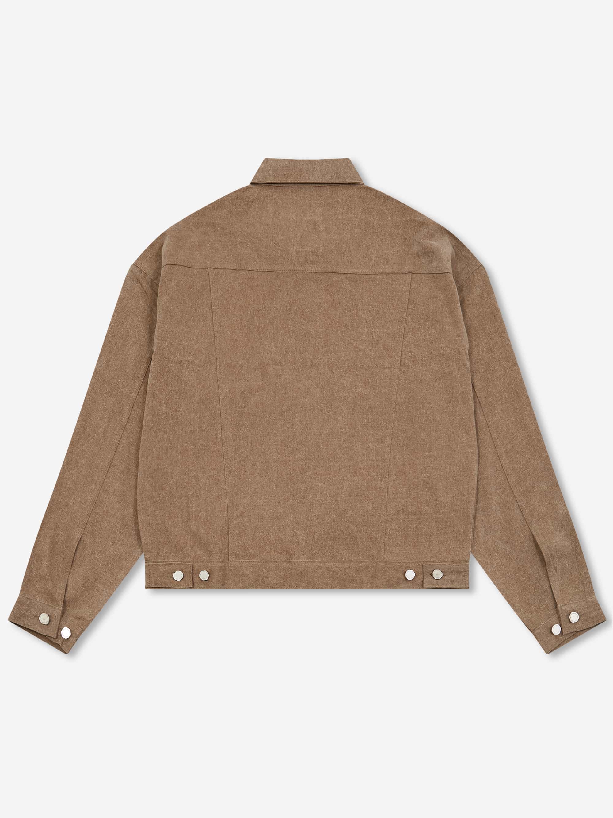 Estudio Niksen Boxy Denim Trucker - Brown - Image 5