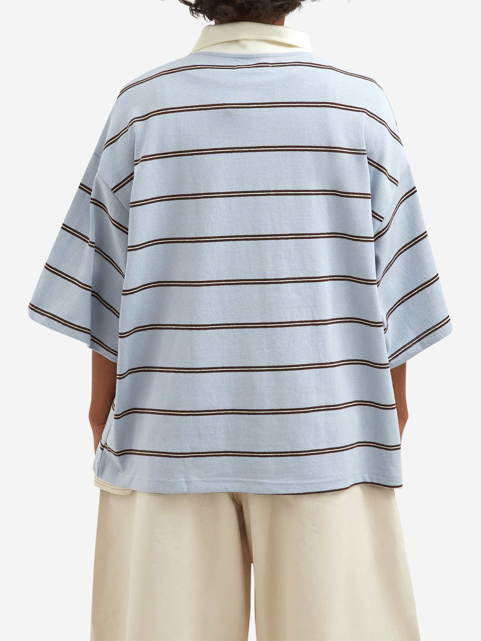 Estudio Niksen Boxy Jersey Polo - Light Blue - Image 7