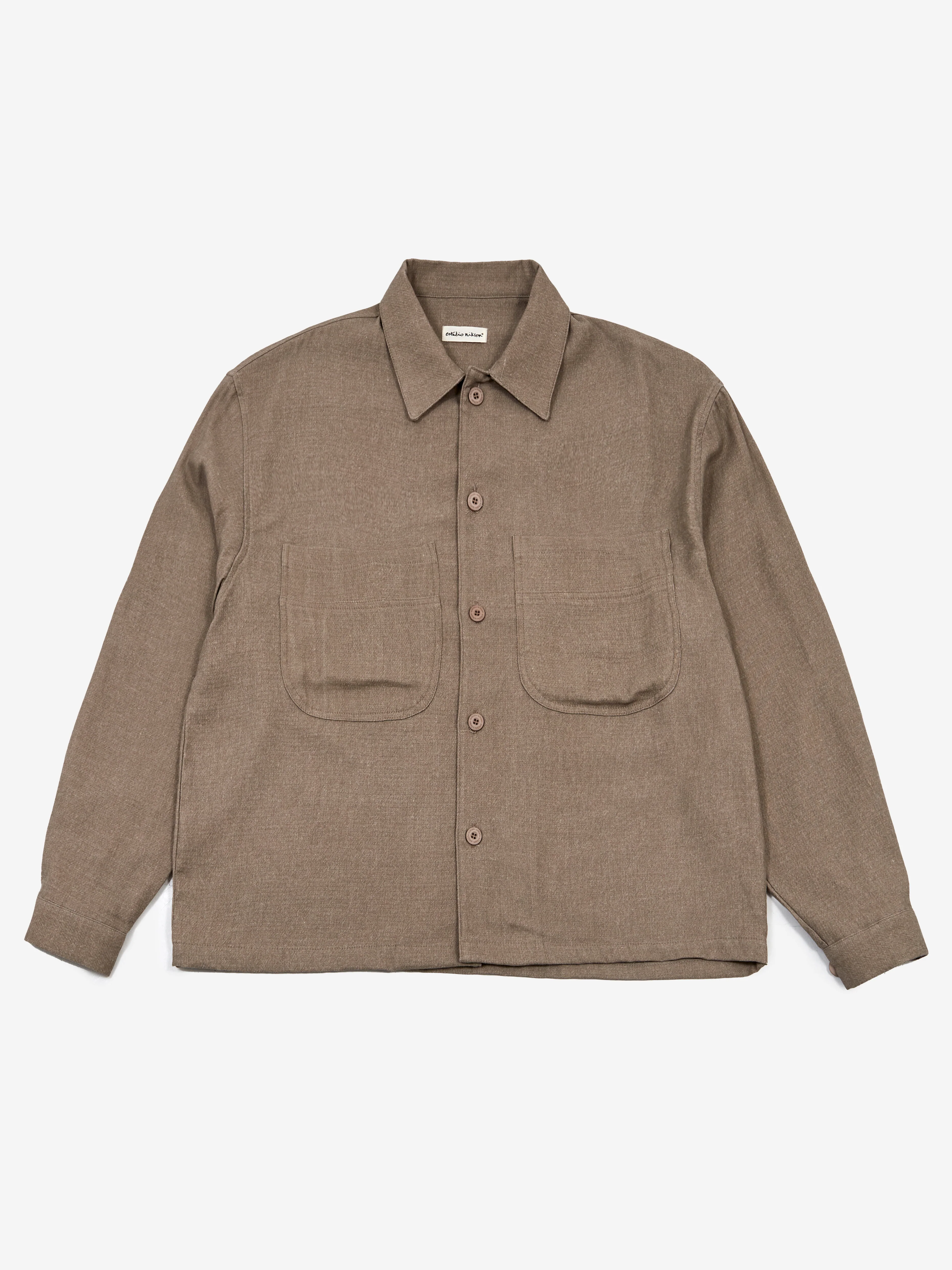 Estudio Niksen Boxy Pocket Shirt - Taupe