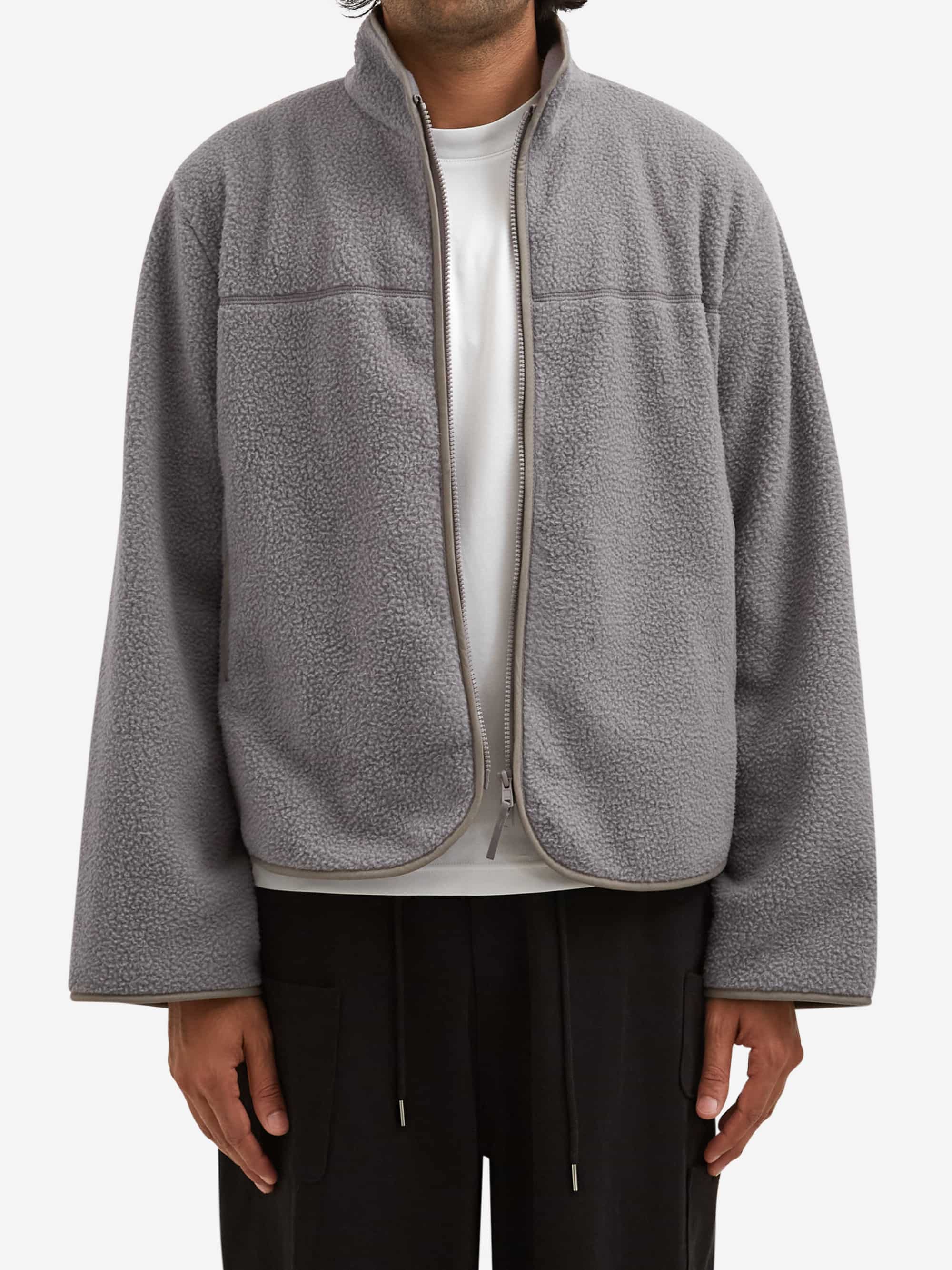 Estudio Niksen Boxy Wide Fleece - Grey - Image 2