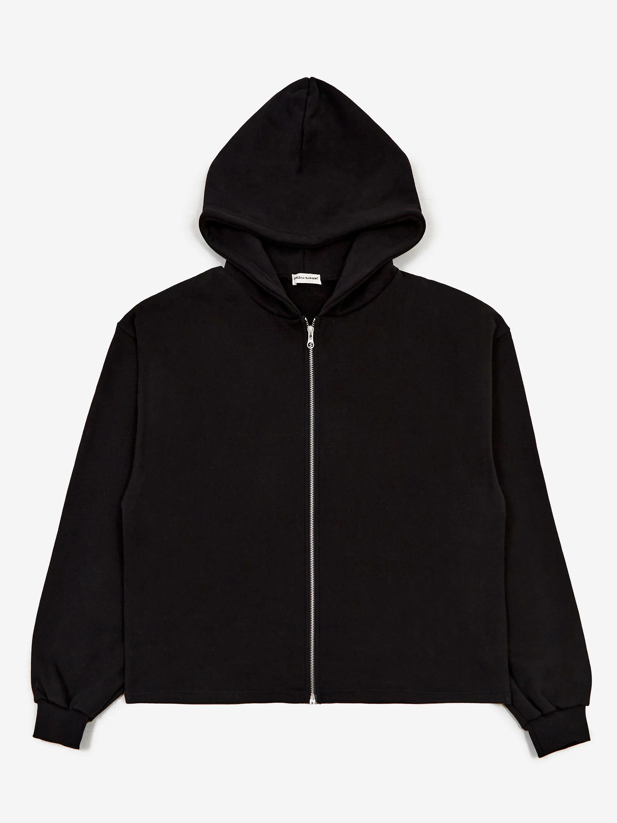 Estudio Niksen Boxy Zip-up Hoodie - Black