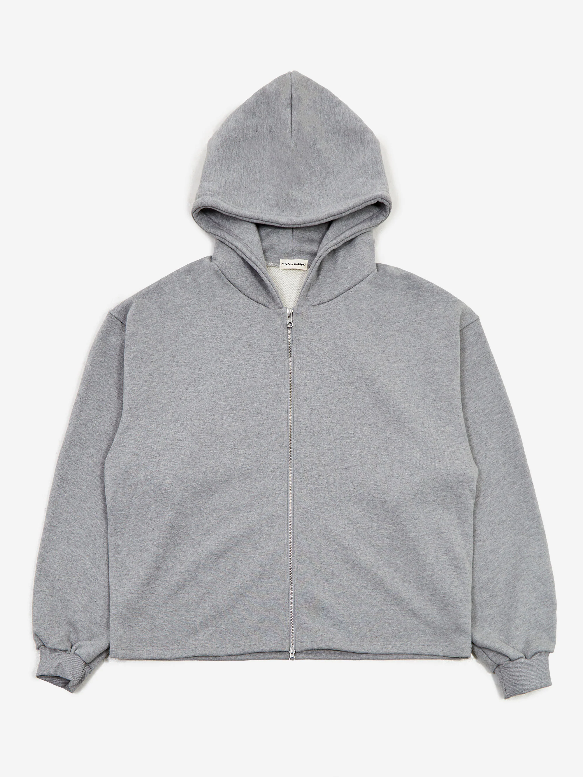 Estudio Niksen Boxy Zip-up Hoodie - Grey