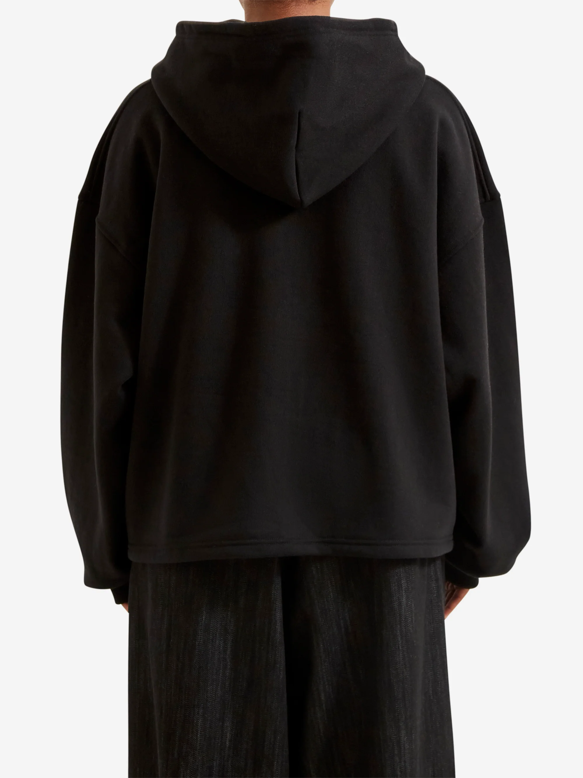 Estudio Niksen Boxy Zip-up Hoodie W - Black - Image 4