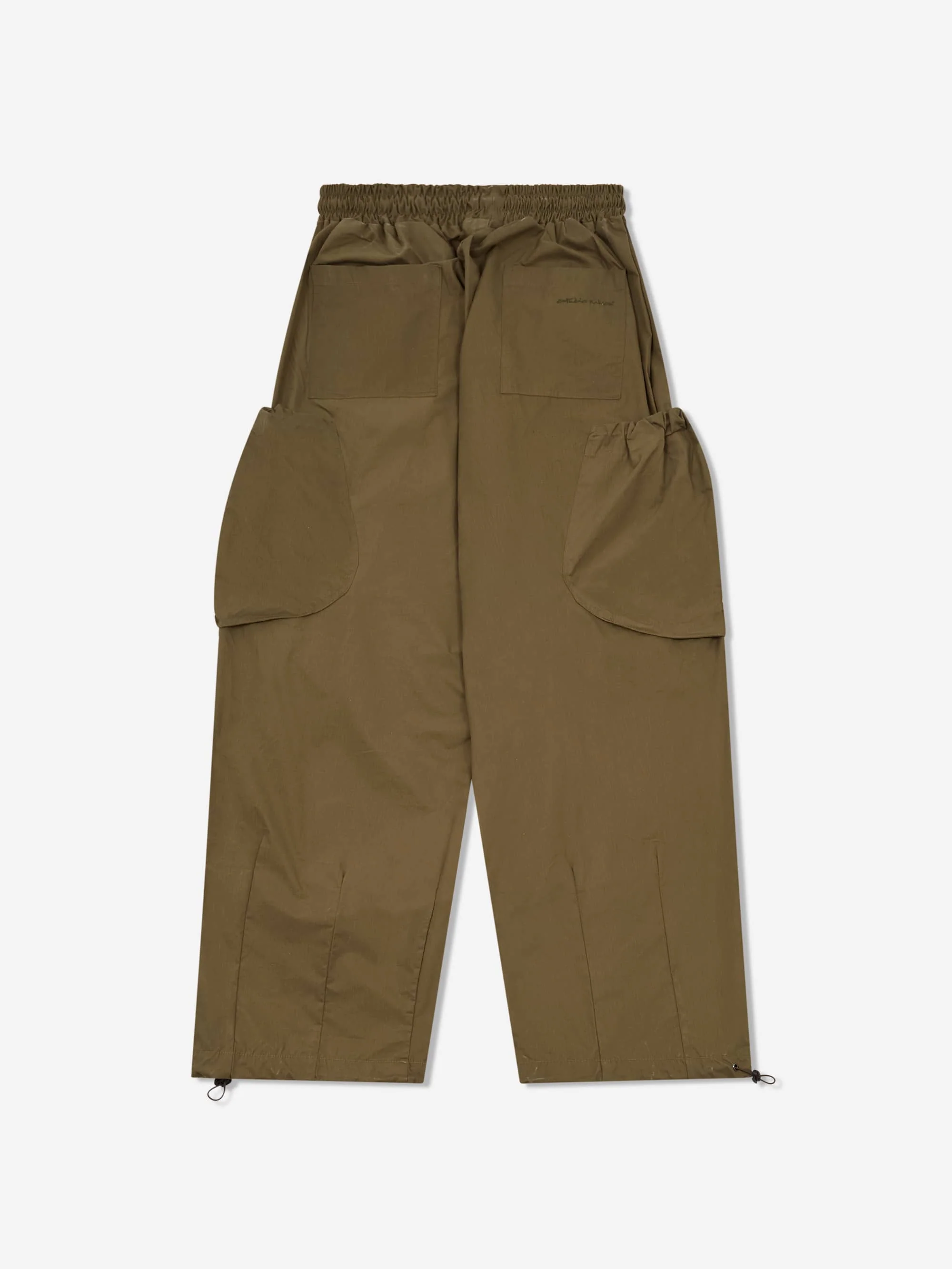 Estudio Niksen Bungee Strap Cargo Pants - Khaki - Image 4