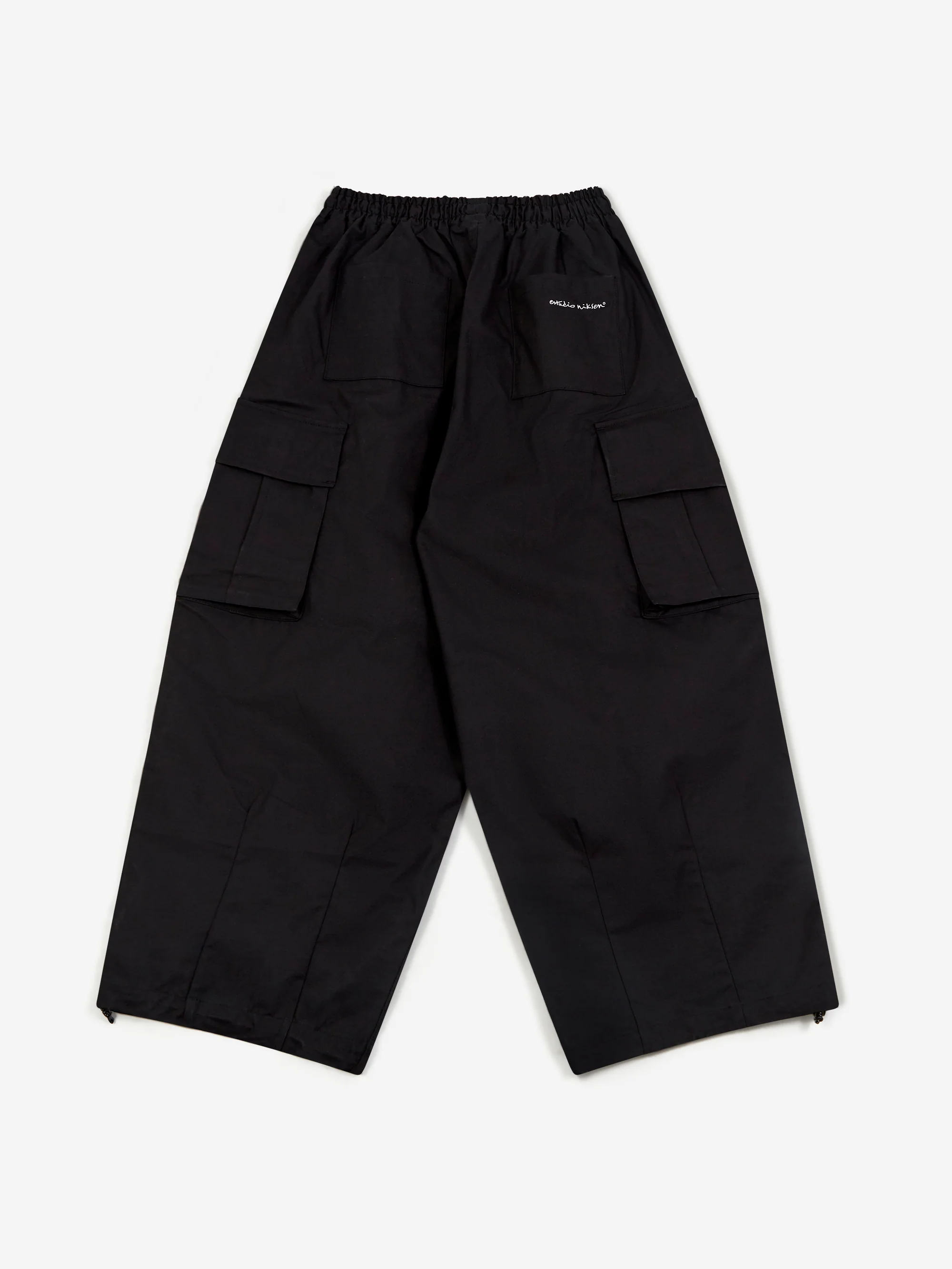 Estudio Niksen Cargo String Balloon Pants - Black - Image 4
