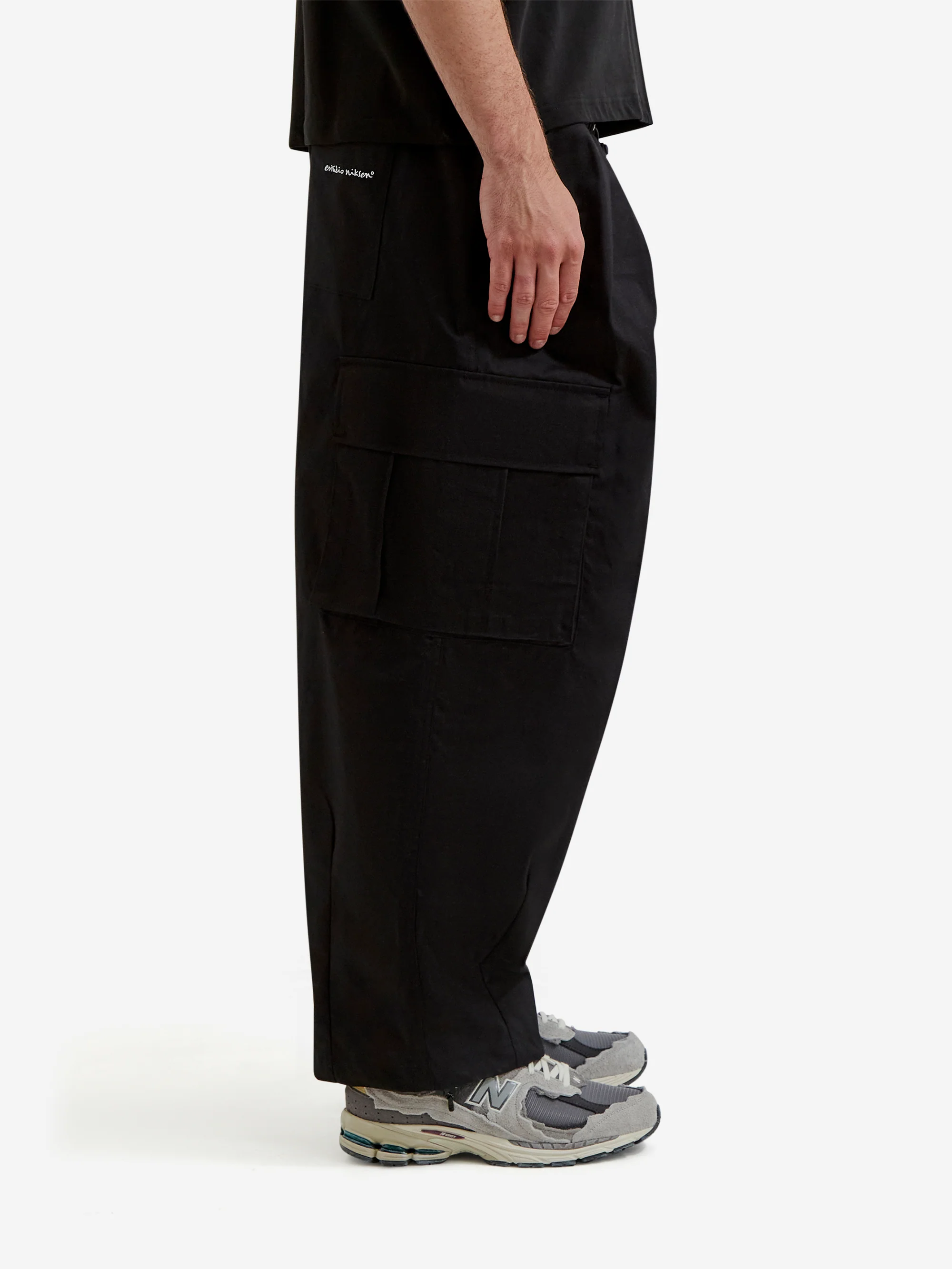 Estudio Niksen Cargo String Balloon Pants - Black - Image 5