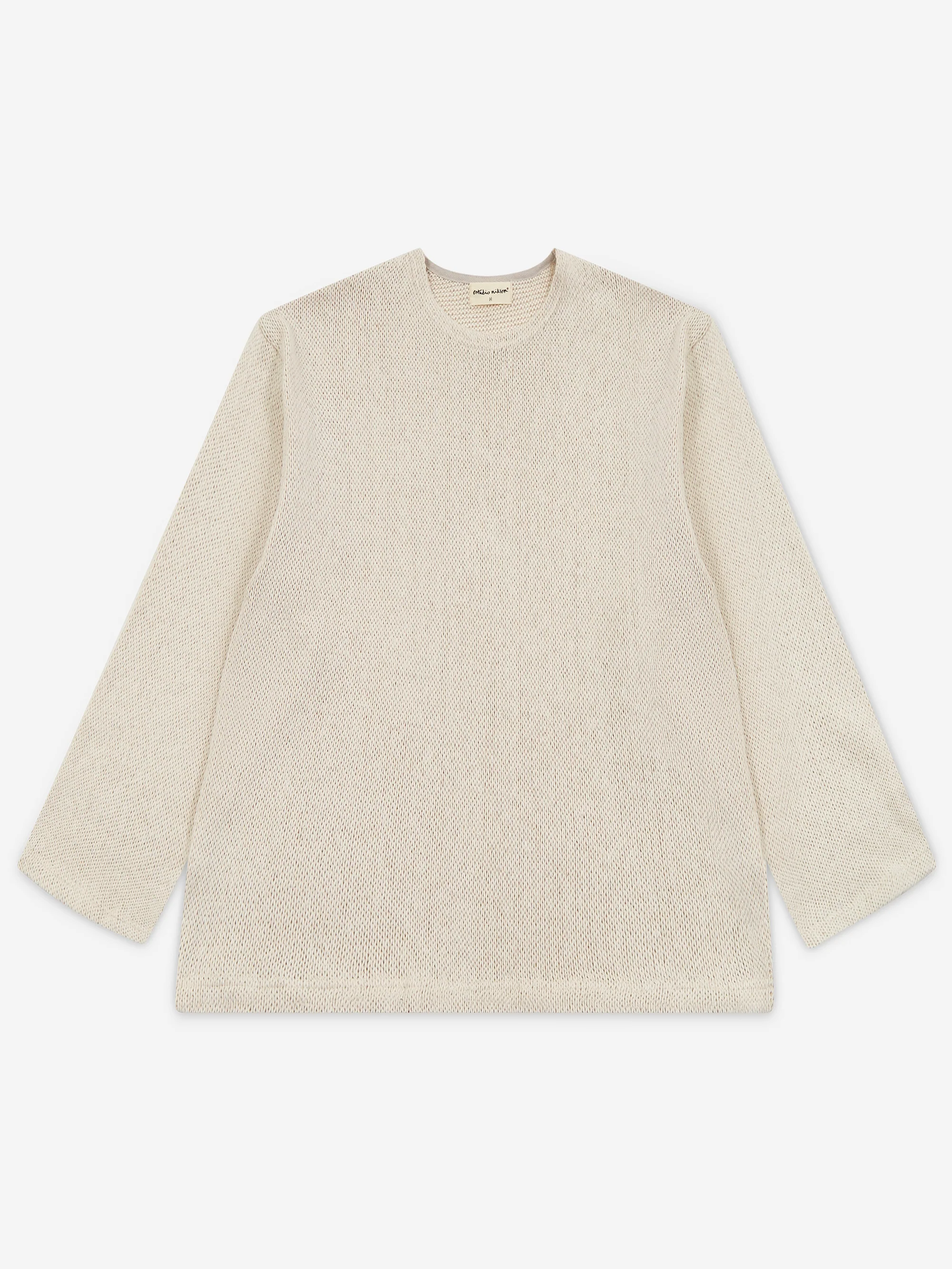 Estudio Niksen Crochet Boxy Sweater - Ivory