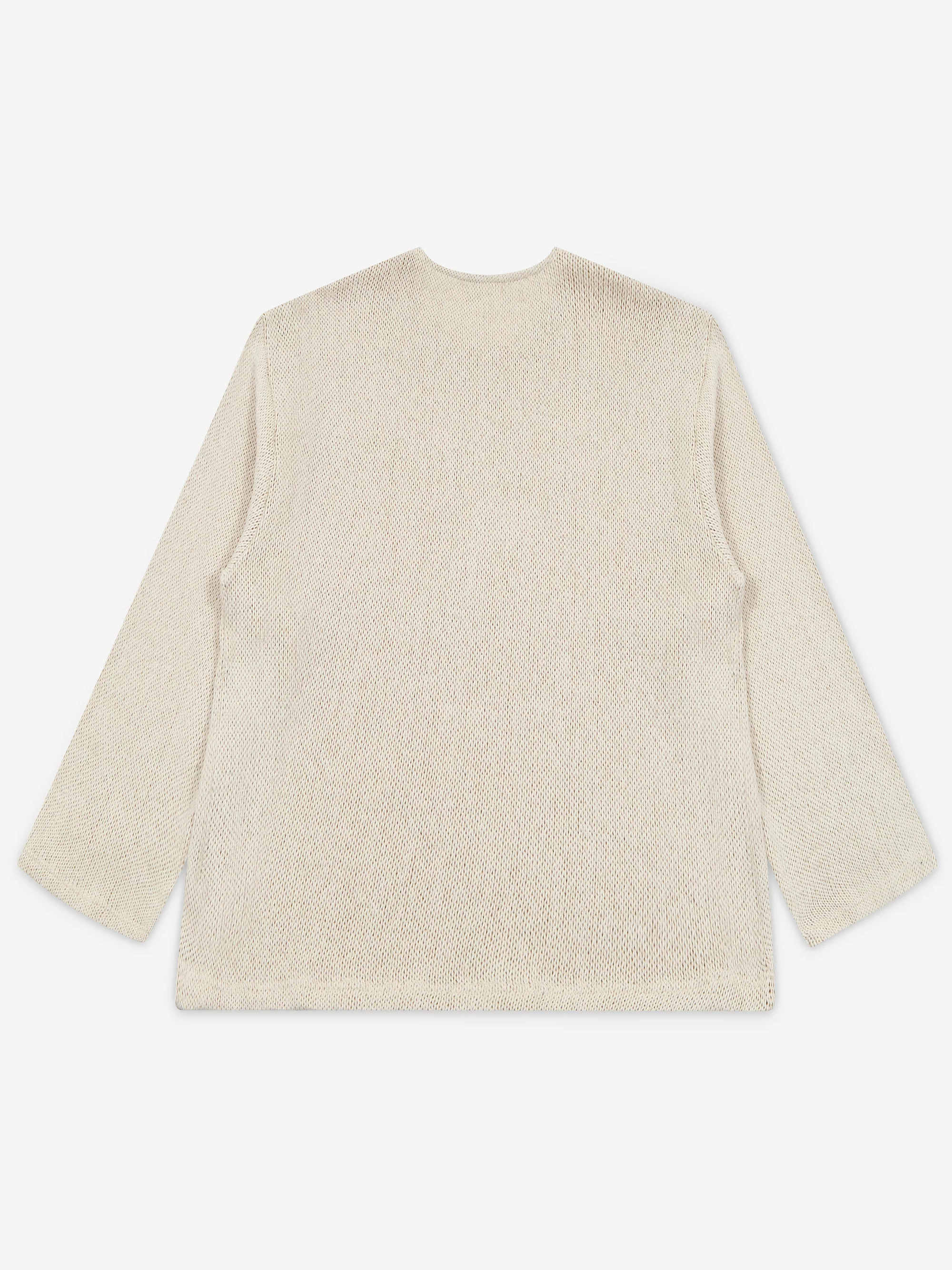 Estudio Niksen Crochet Boxy Sweater - Ivory - Image 4