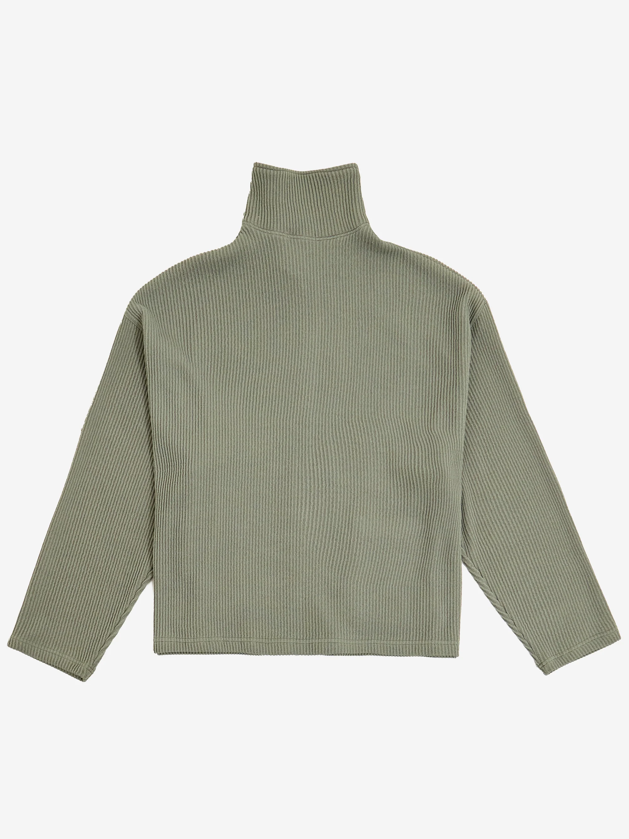 Estudio Niksen Double-zip Pocket Sweater - Sage - Image 5