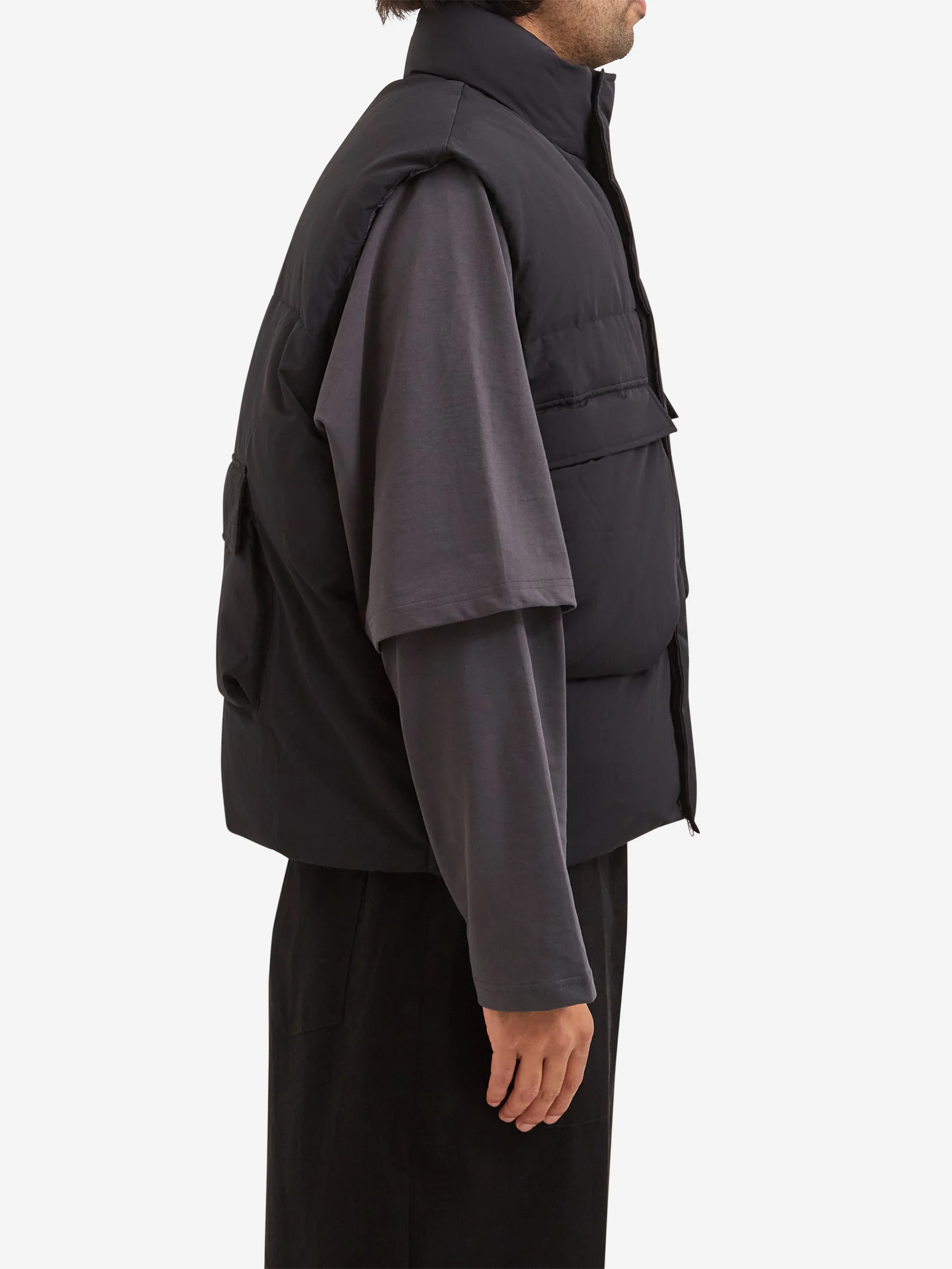 Estudio Niksen Down Puffer Vest - Black - Image 6