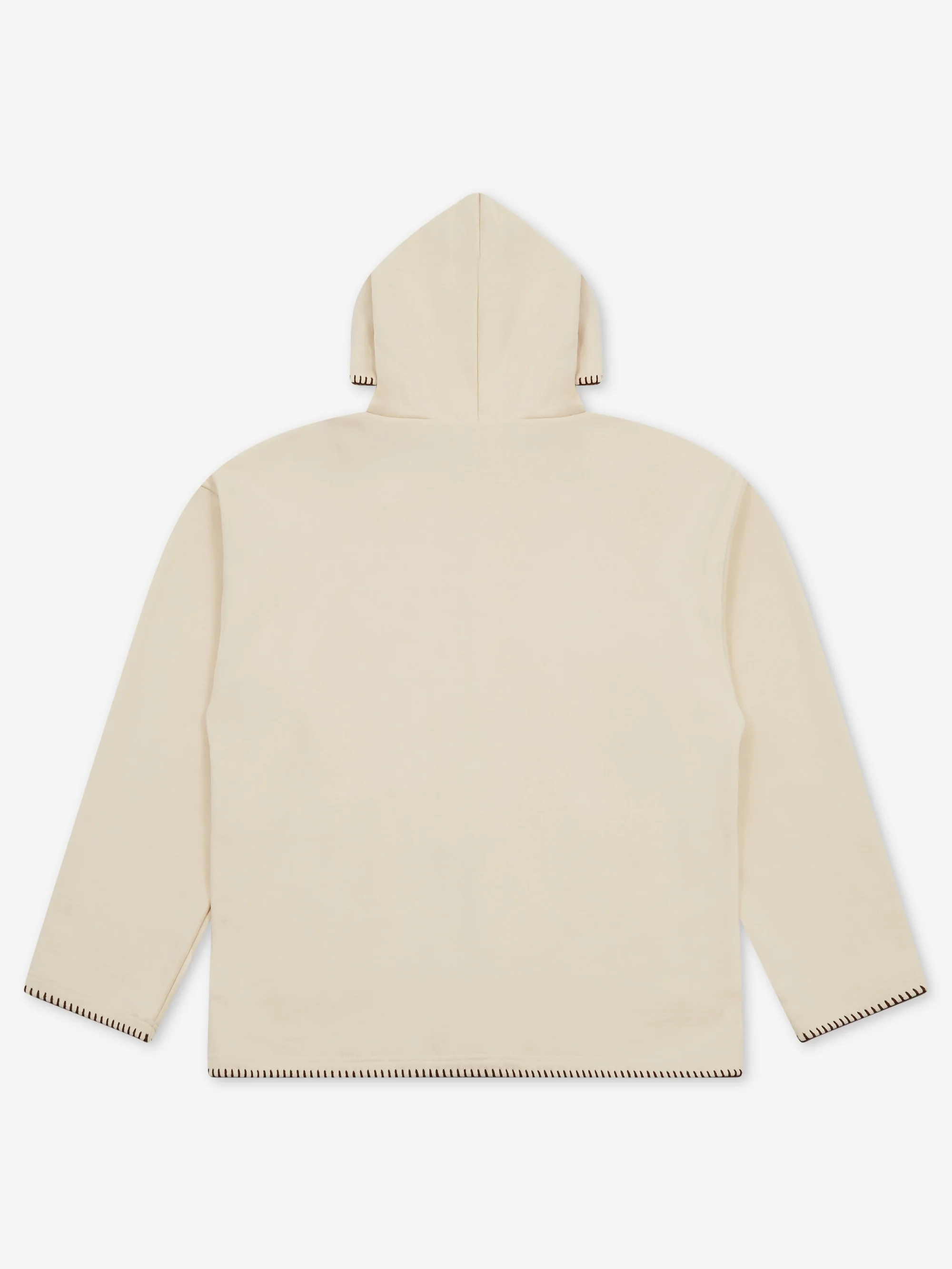 Estudio Niksen Embroidery Pocket Hoodie - Oatmeal - Image 11