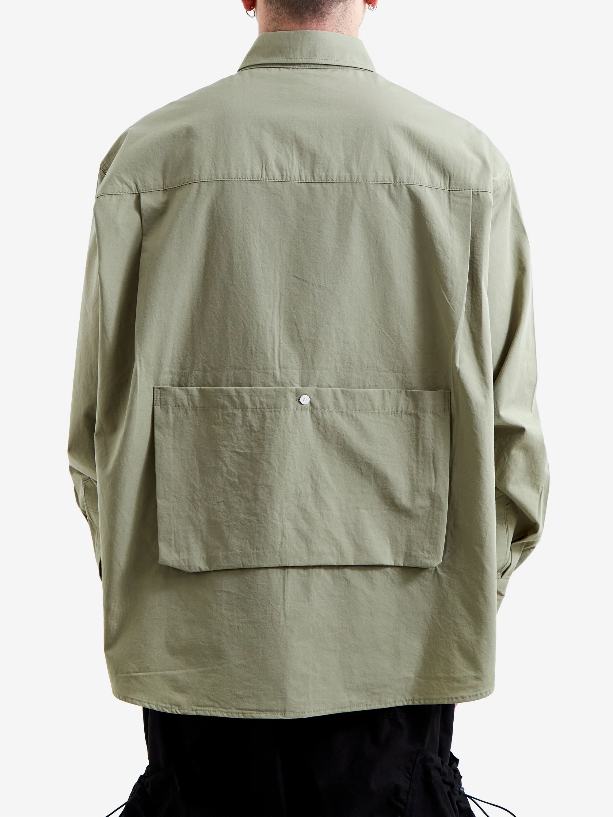 Estudio Niksen Five-Pocket Button Shirt - Khaki - Image 6