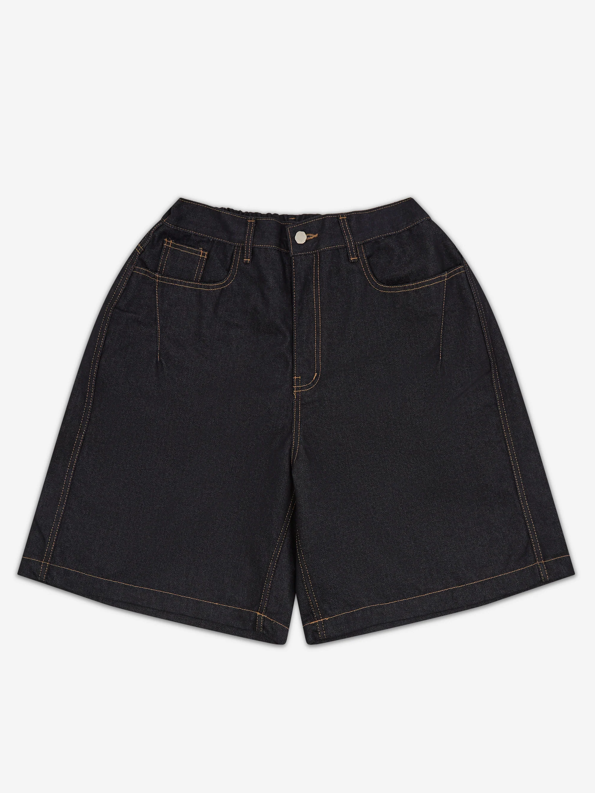 Estudio Niksen Half-Dart Denim Shorts - Indigo