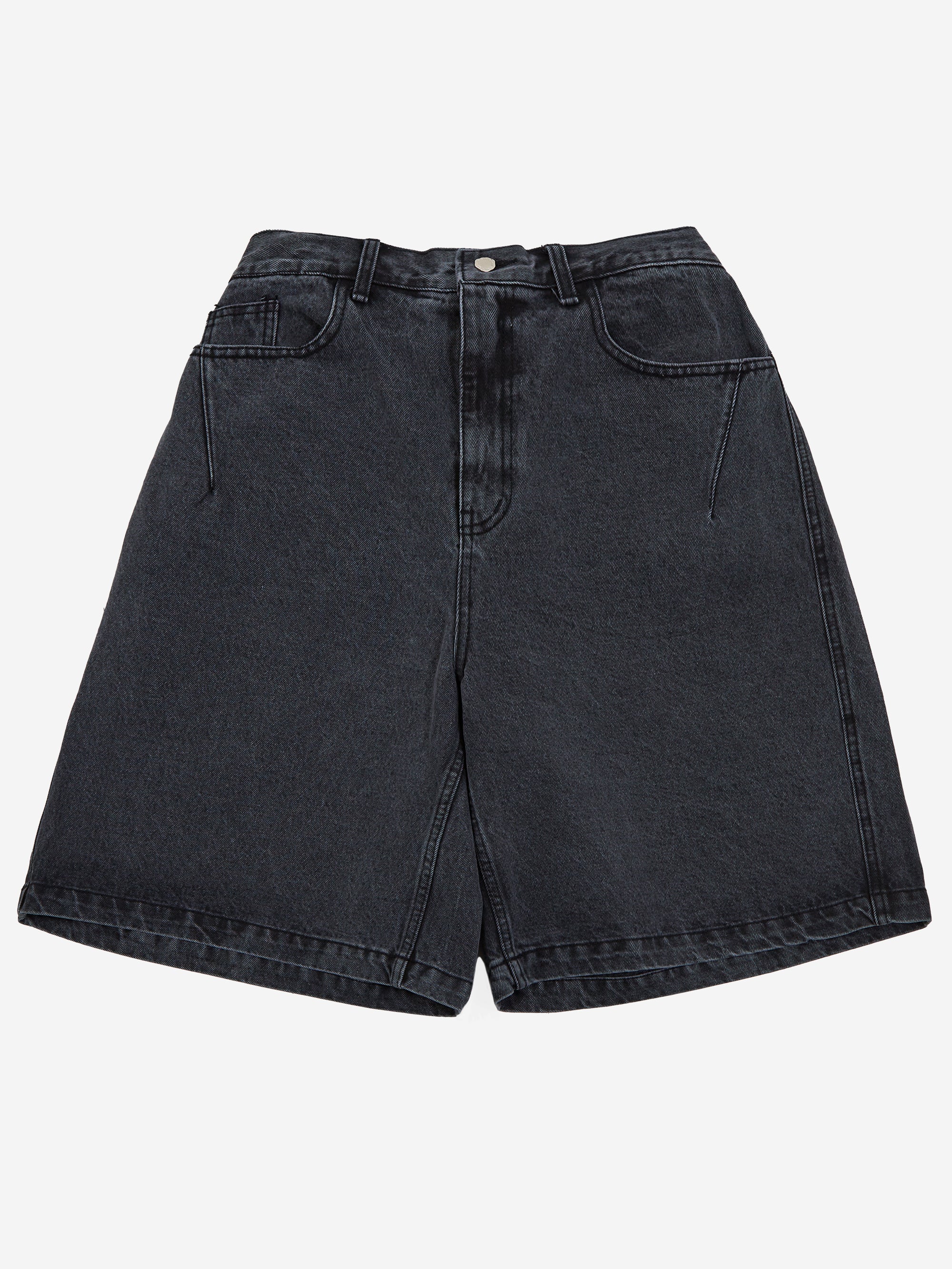Estudio Niksen Half Dart Denim Shorts - Black