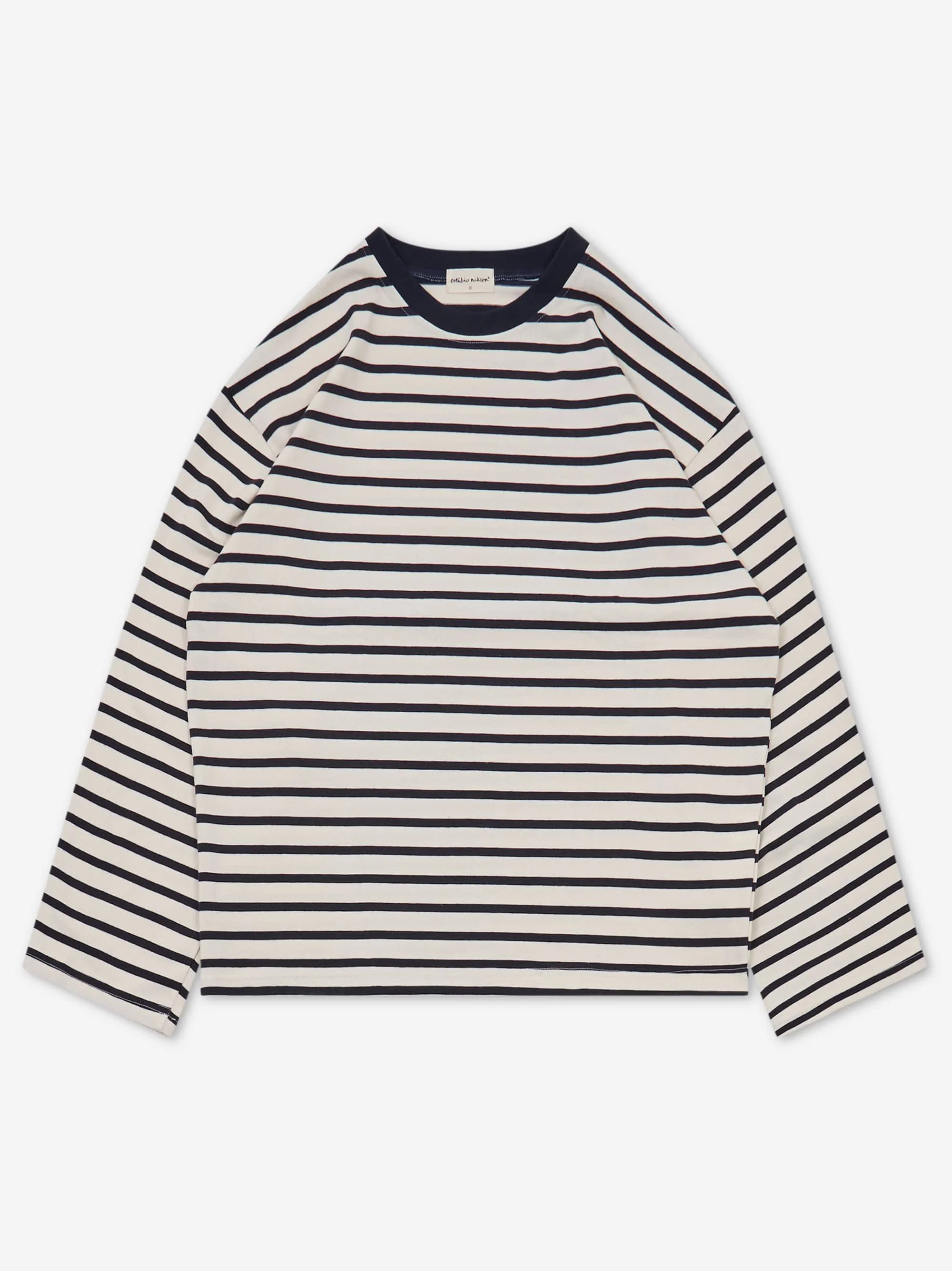 Estudio Niksen Longsleeve Stripe Top - Navy