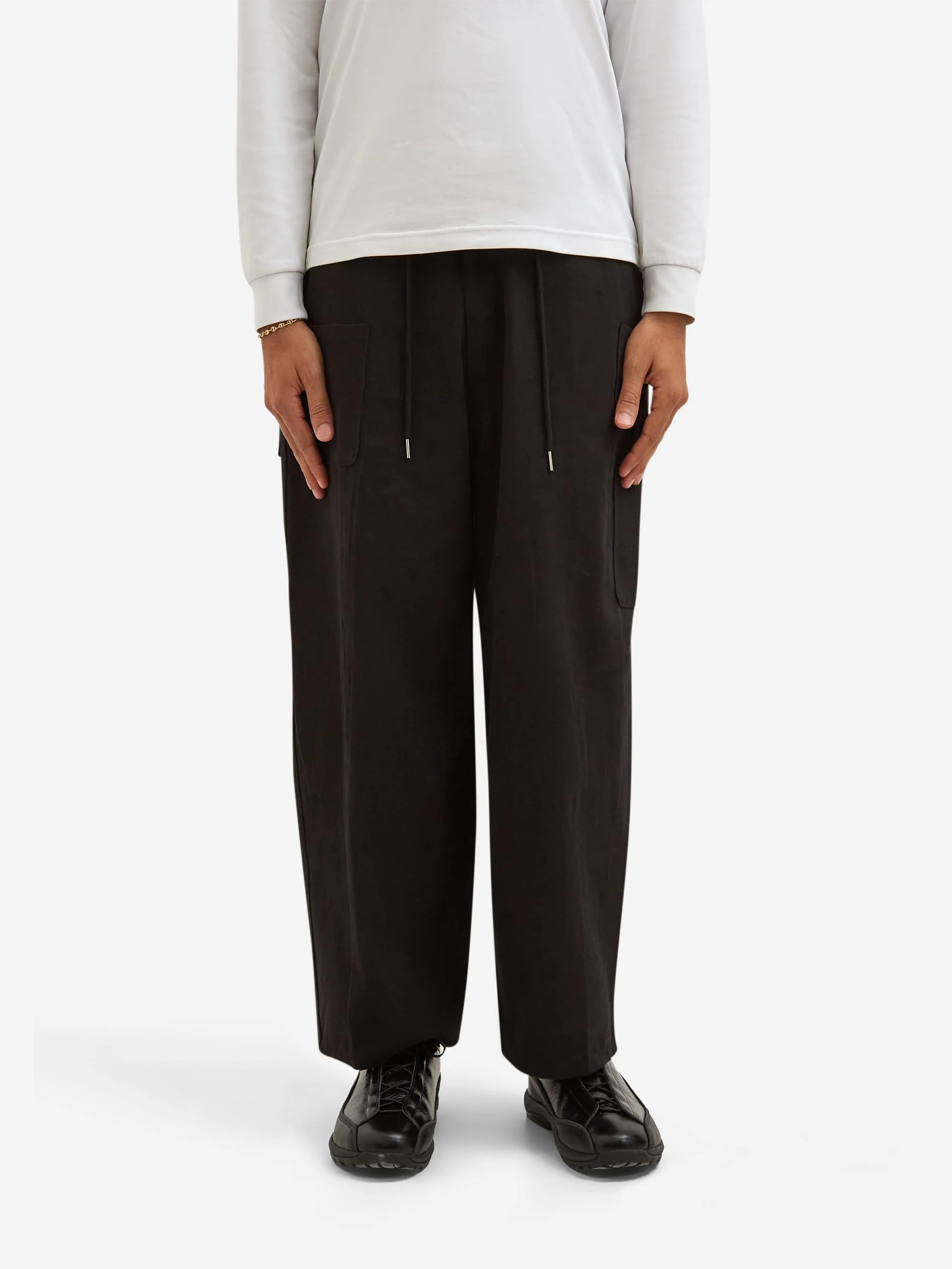 Estudio Niksen Mismatch Pocket Jeans - Black - Image 2
