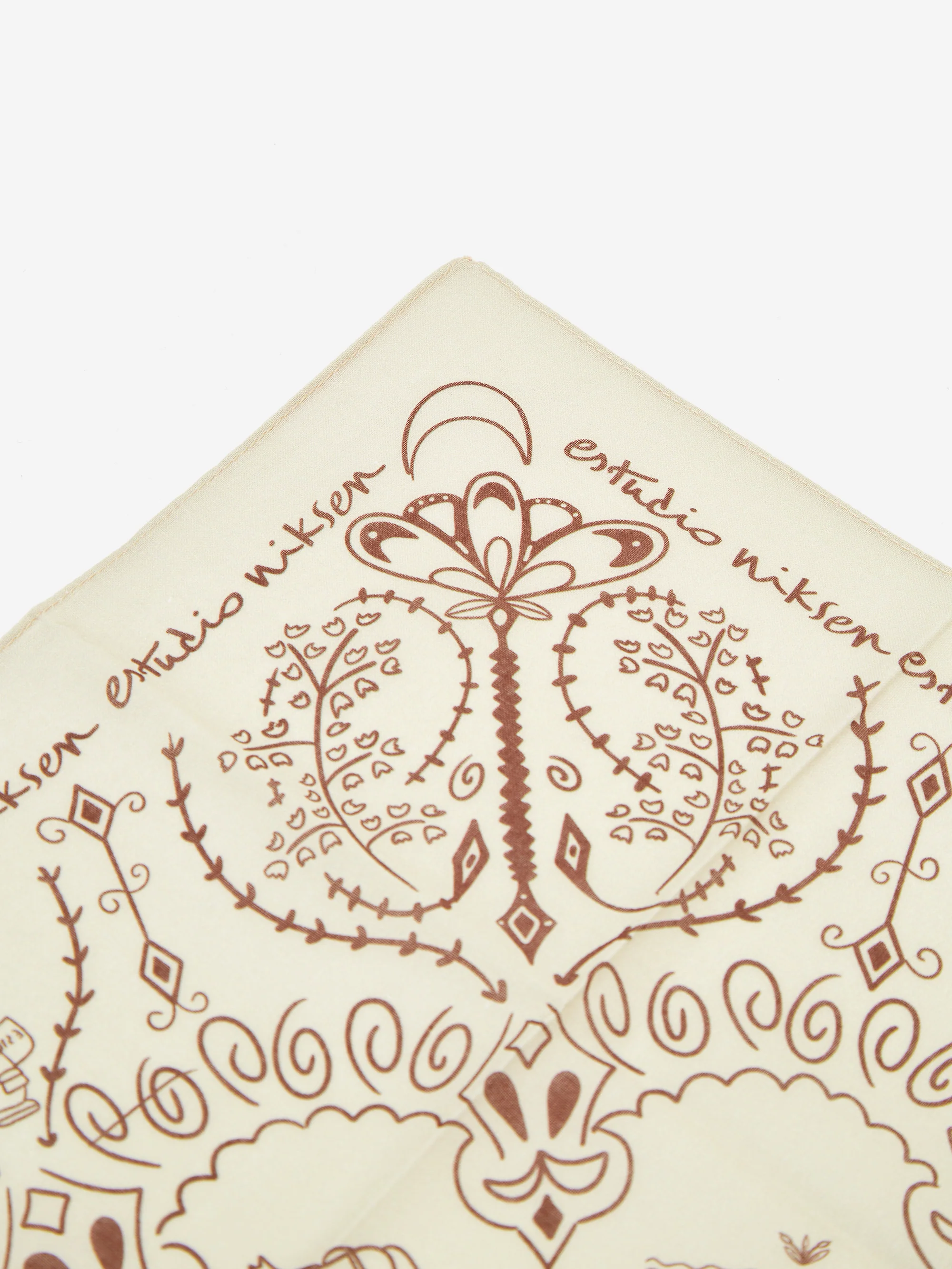 Estudio Niksen Niksen Doodle Bandana - Beige - Image 2