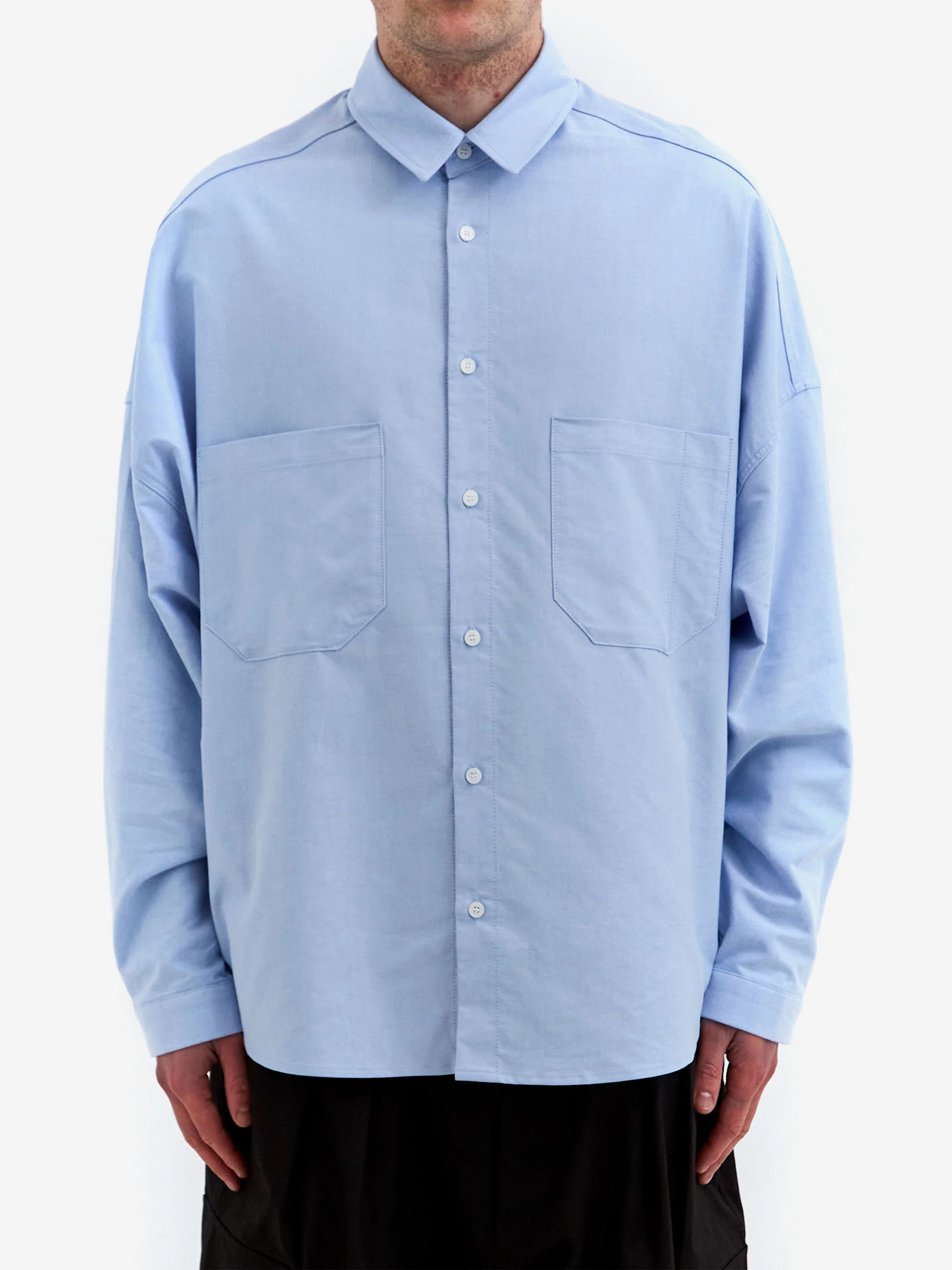 Estudio Niksen Oxford Balloon Shirt - Blue - Image 2