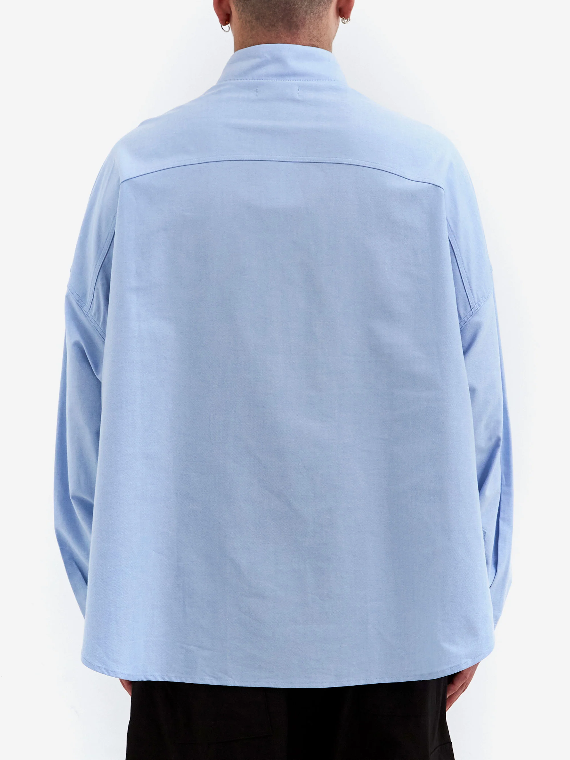 Estudio Niksen Oxford Balloon Shirt - Blue - Image 6