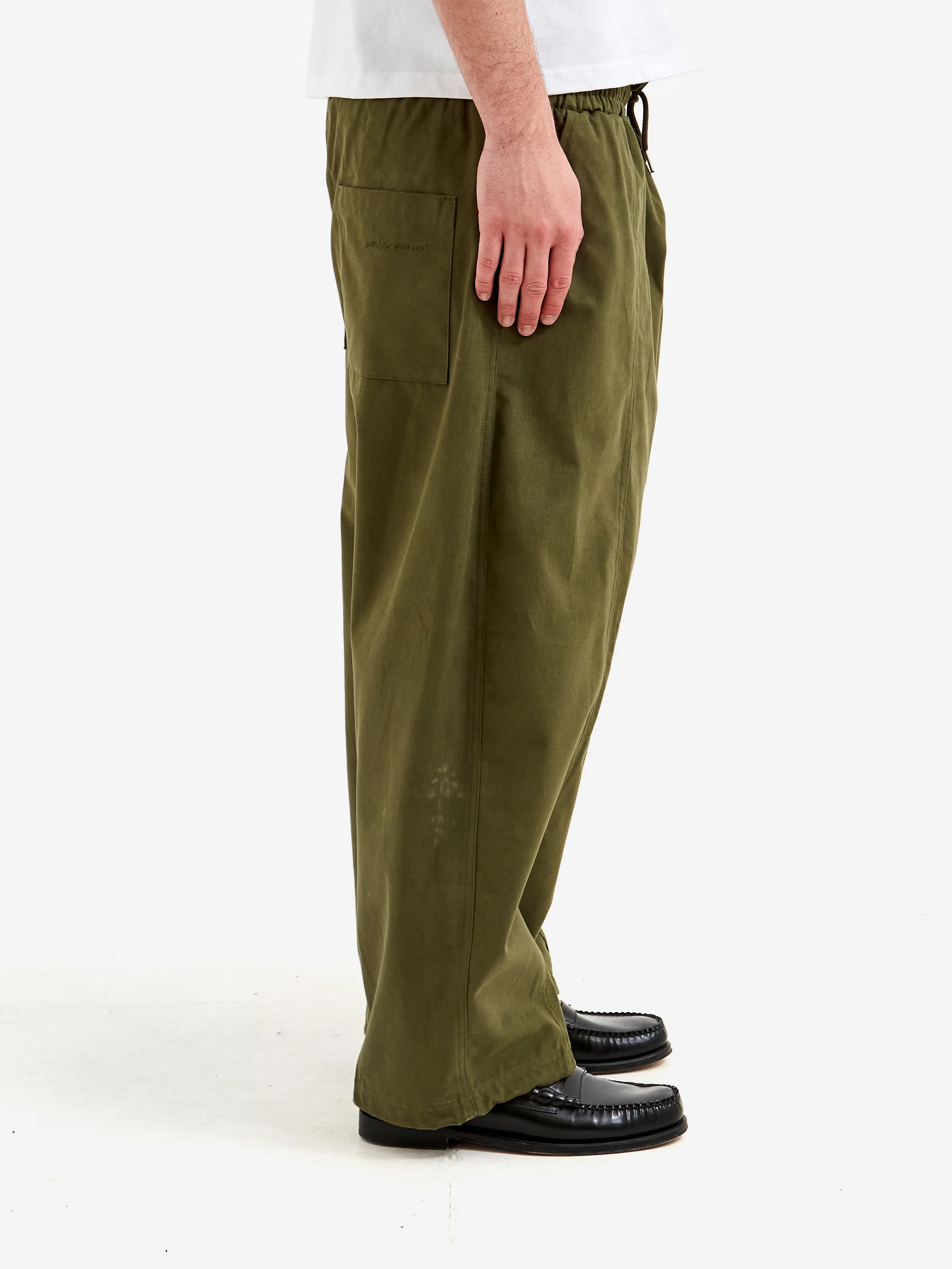 Estudio Niksen Panelled Balloon Pants - Khaki - Image 5