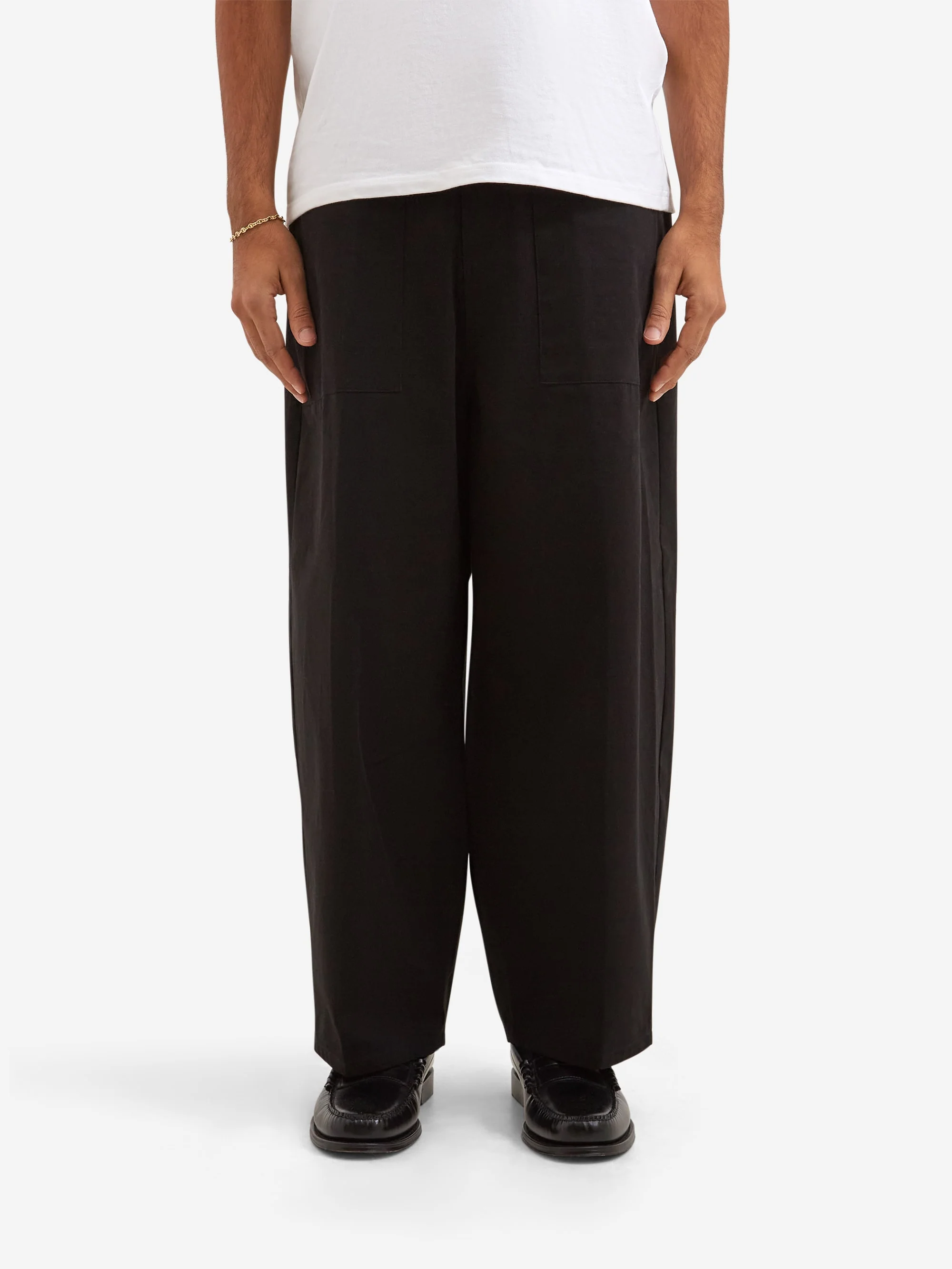 Estudio Niksen Patch Pocket Balloon Pants - Black - Image 2