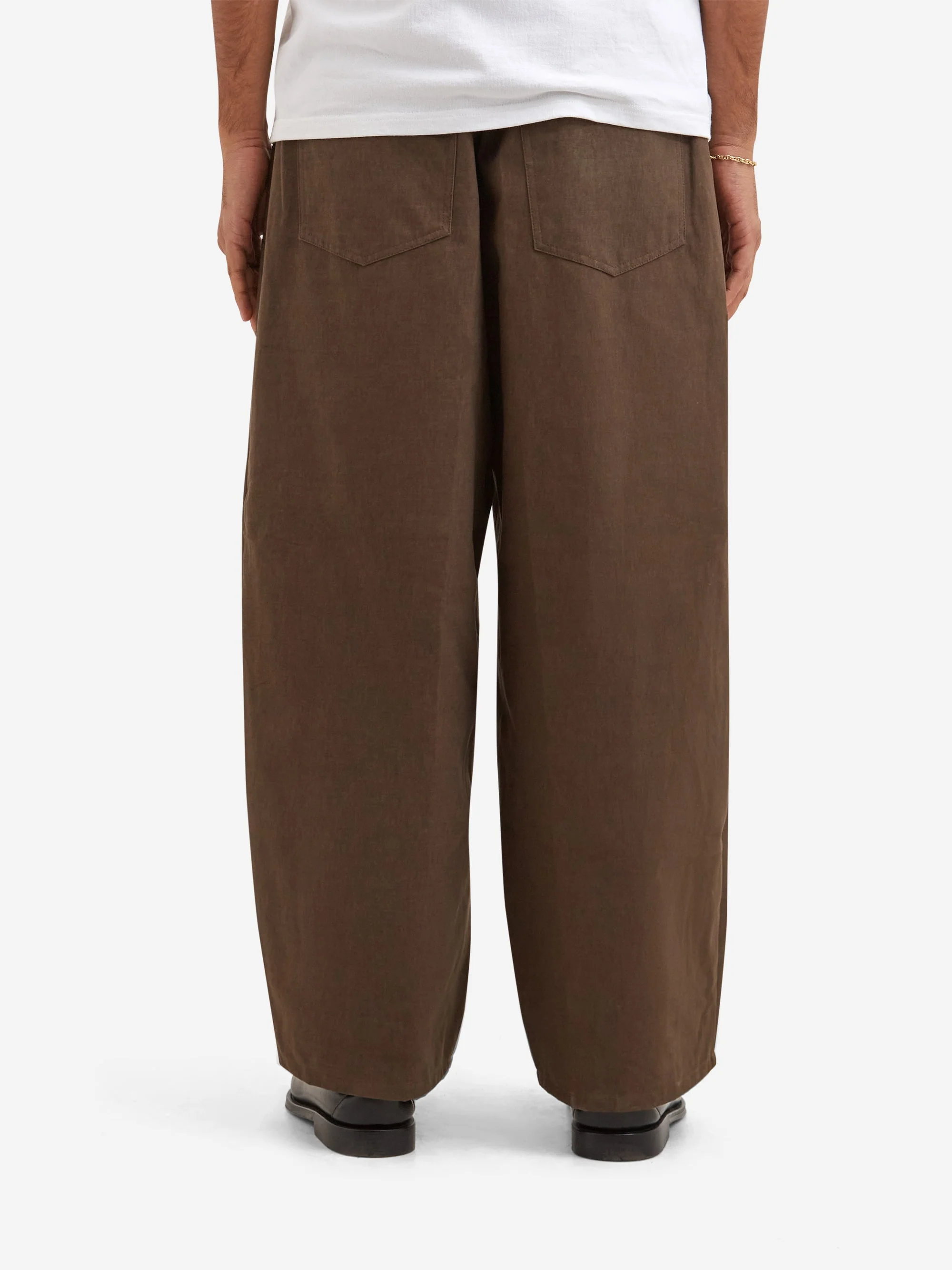 Estudio Niksen Patch Pocket Balloon Pants - Brown - Image 6