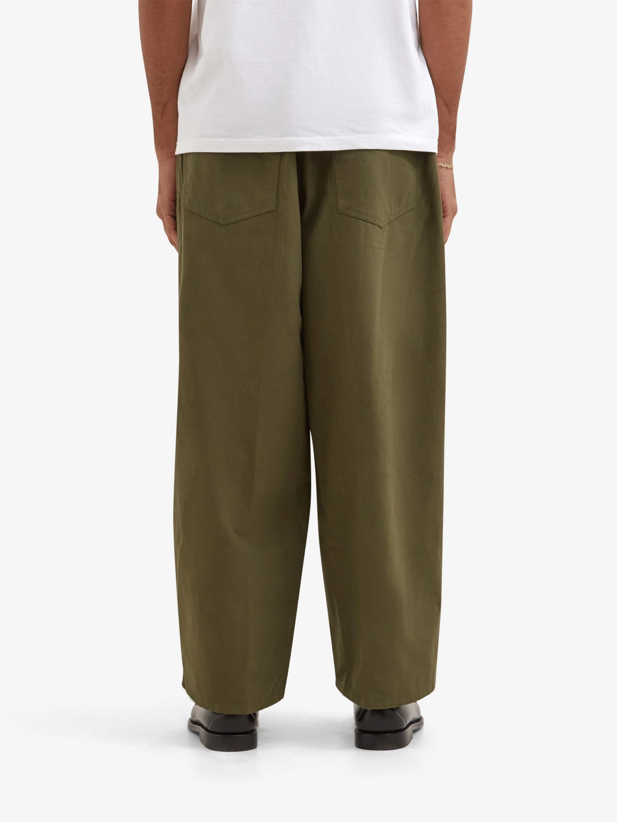 Estudio Niksen Patch Pocket Balloon Pants - Khaki - Image 6