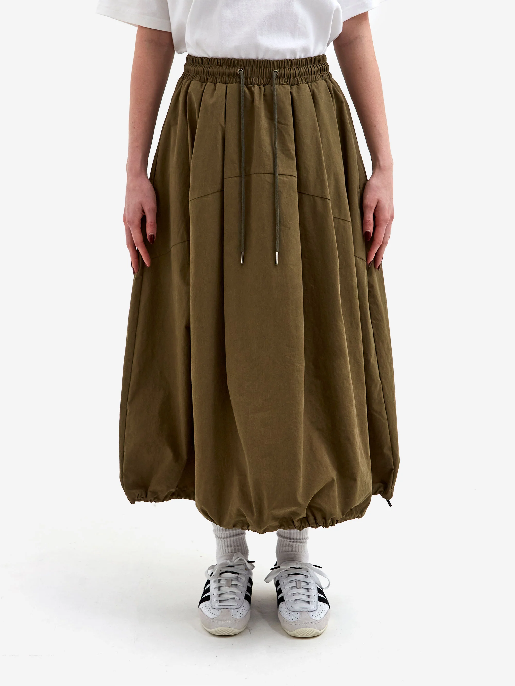 Estudio Niksen Pintuck Balloon Skirt - Khaki
