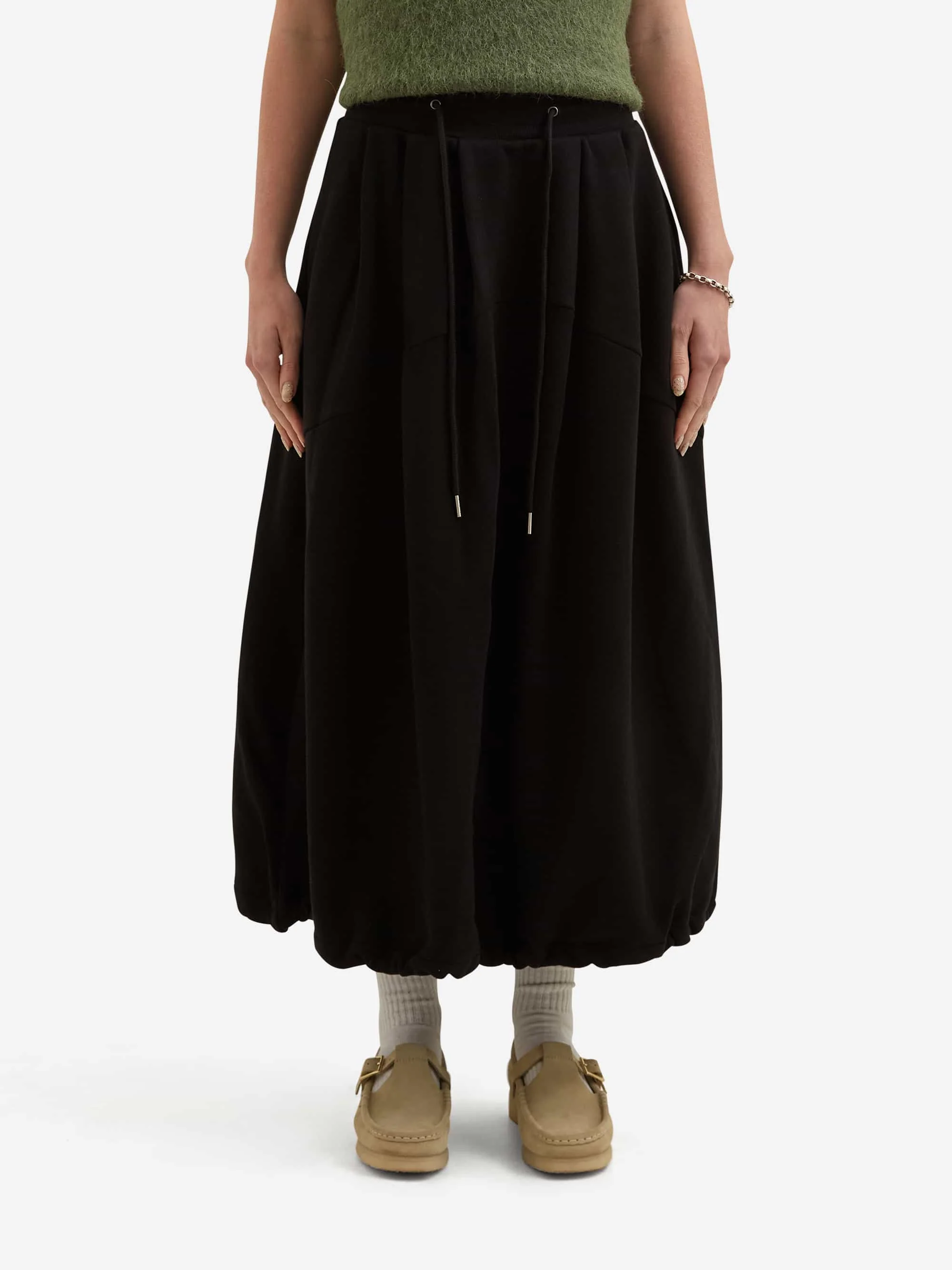 Estudio Niksen Pintuck Jogger Skirt - Black